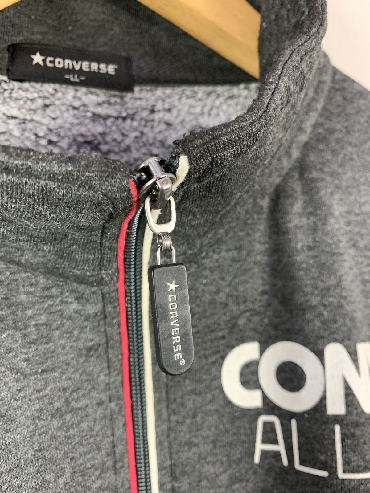 Converse Steals! Converse All Star Zipper Track Top Jacket Sweater Size US L / EU 52-54 / 3 - 4 Thumbnail