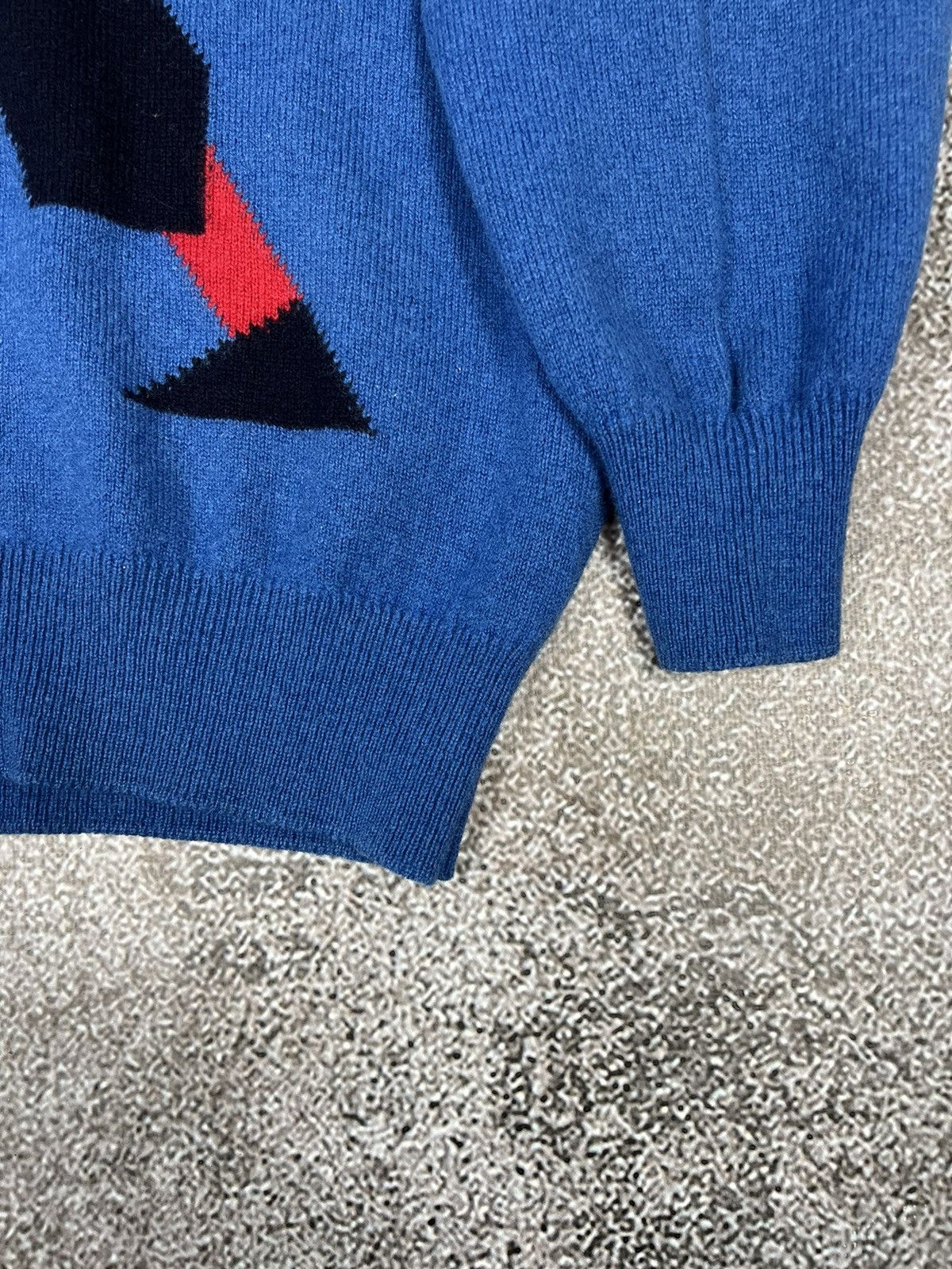 Pringle Of Scotland × Vintage Pringle 80s Geometric George Nick Faldo golf knit Size US M / EU 48-50 / 2 - 8 Thumbnail