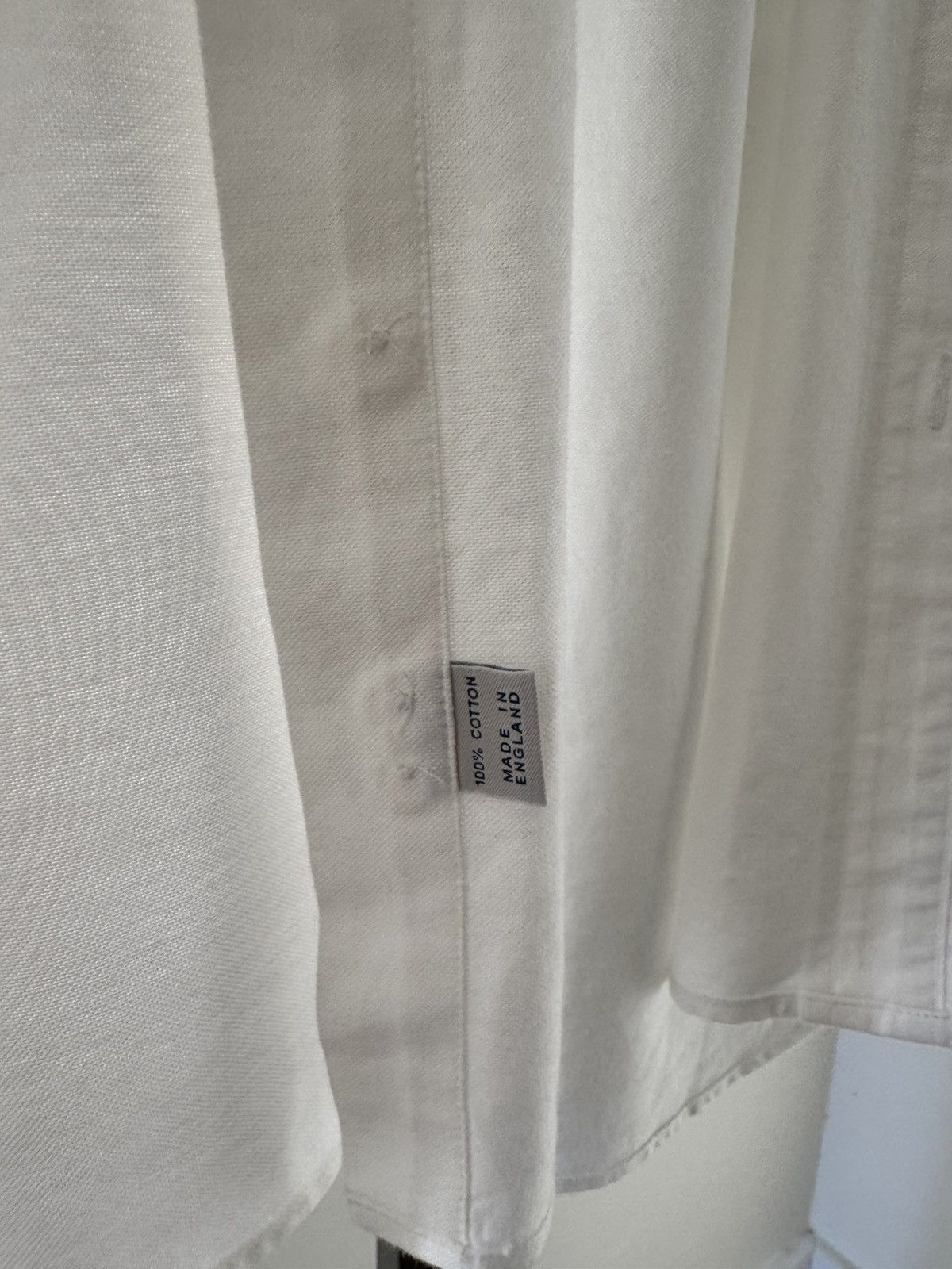 Drake's Drake’s white cotton BD oxford Size US M / EU 48-50 / 2 - 3 Thumbnail