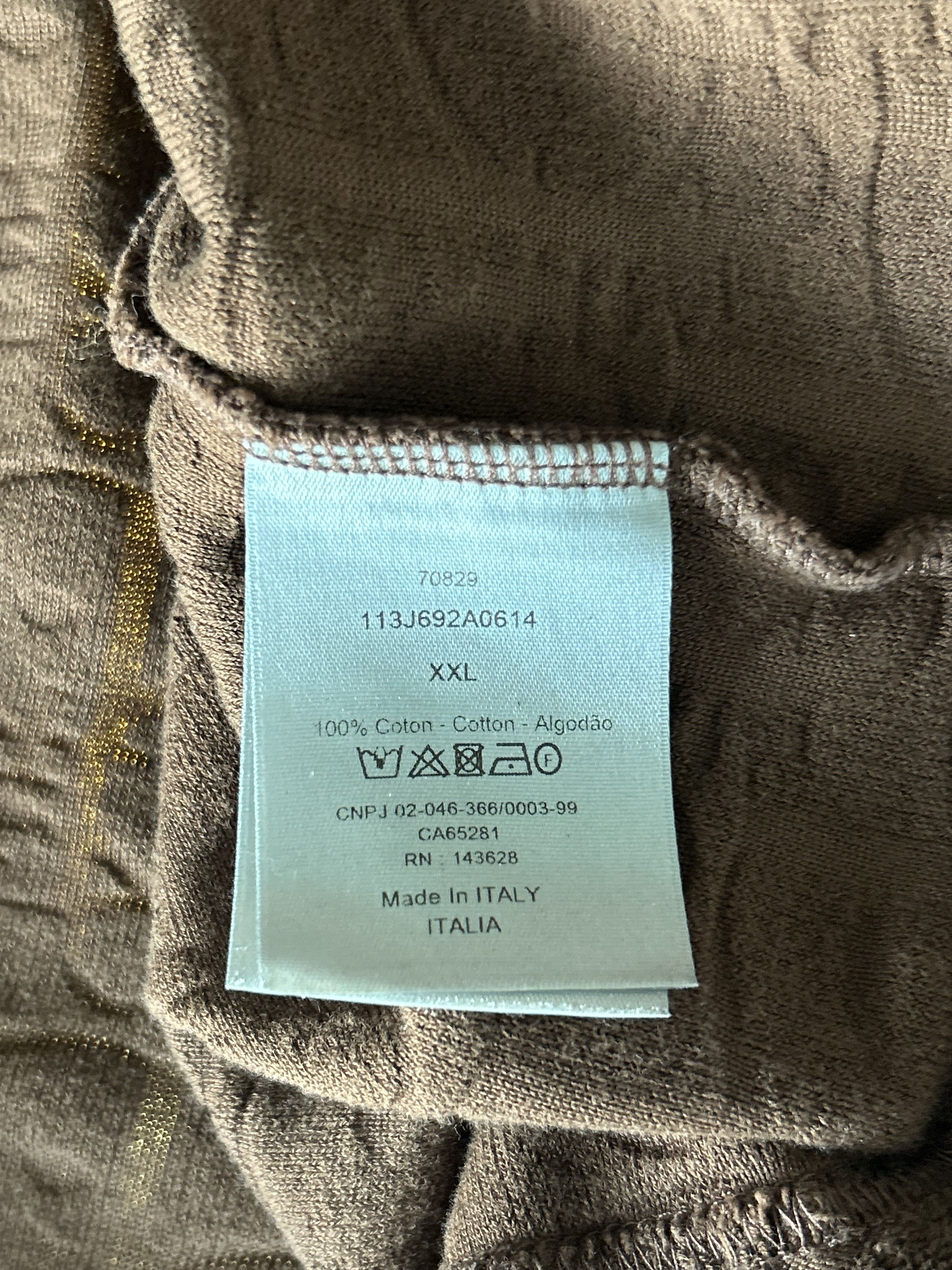 Dior Dior Brown Oblique Towel T-Shirt Size US XXL / EU 58 / 5 - 4 Thumbnail