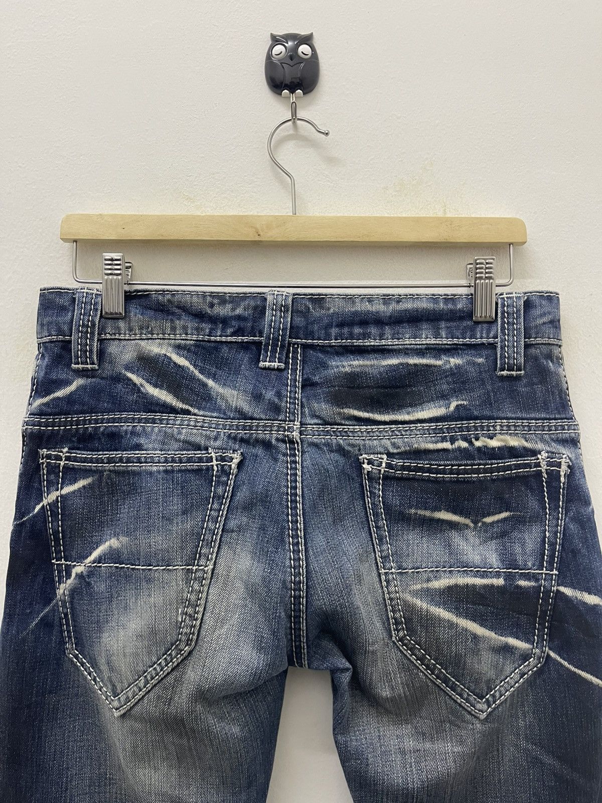 Hysteric Glamour Vintage JOHNNY WOLF Buffalo Bobs Banana Curve Claw Flare Size US 30 / EU 46 - 16 Thumbnail