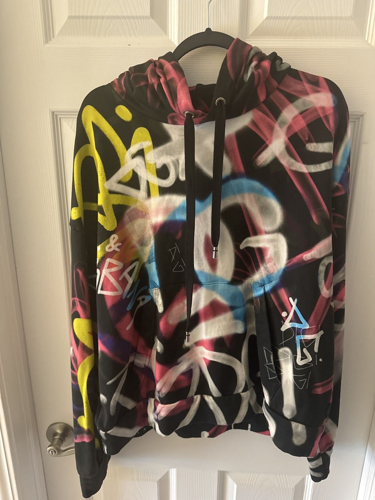 Dolce & Gabbana Dolce and gabbana graffiti print cotton hoodie Size US L / EU 52-54 / 3 - 1 Thumbnail