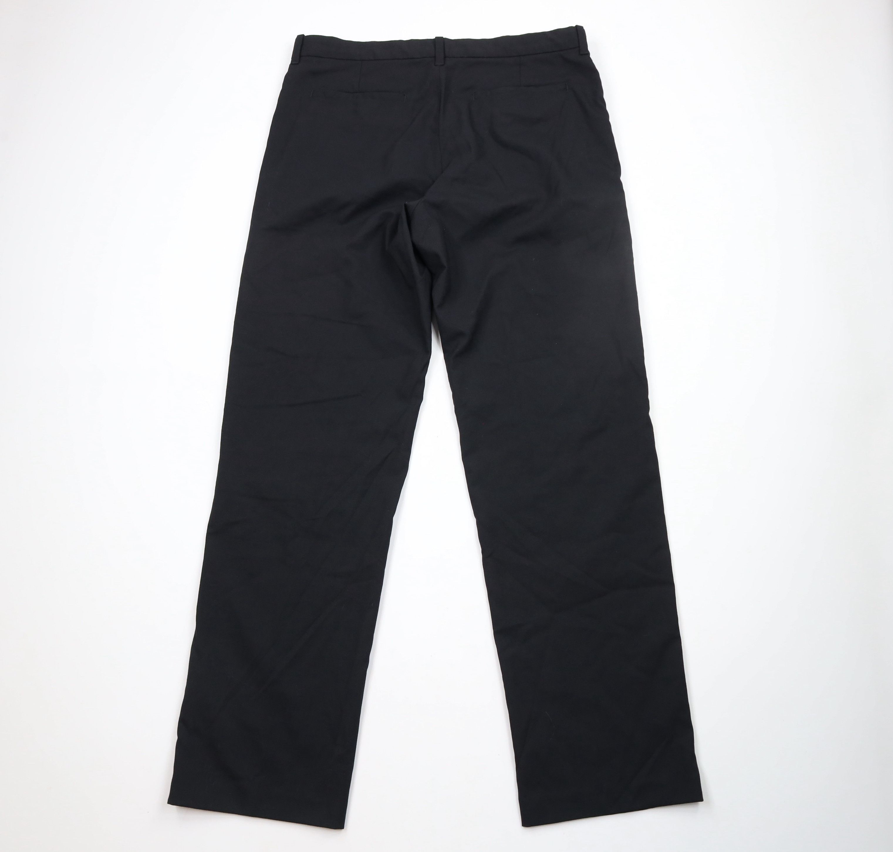 Gap × Vintage Vintage Y2K Gap Wool Stretch Wide Leg Chino Pants Black Size US 36 / EU 52 - 9 Thumbnail