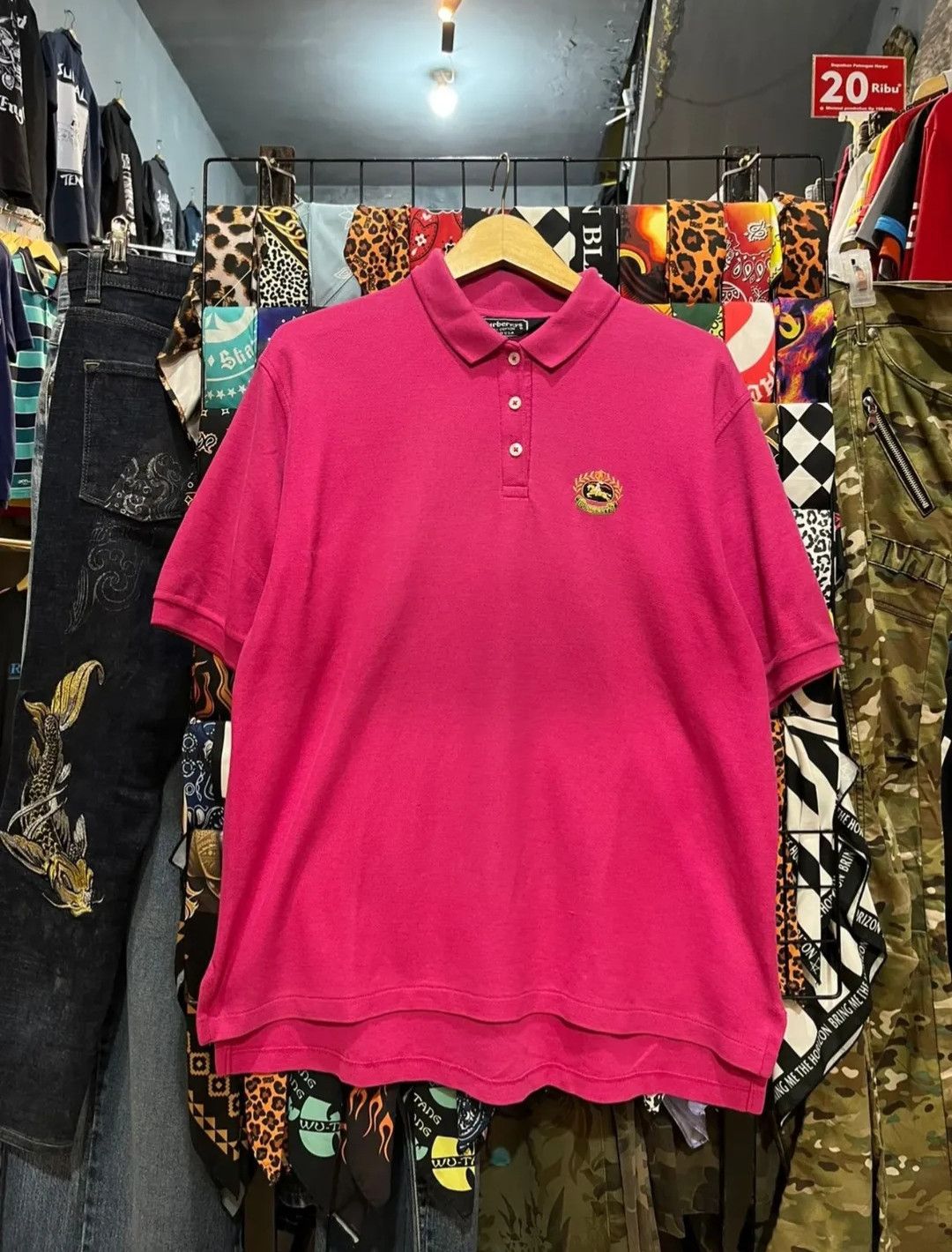 Burberry BURBERRYS POLO SHIRT- Vintage Size L / US 10 / IT 46 - 2 Thumbnail