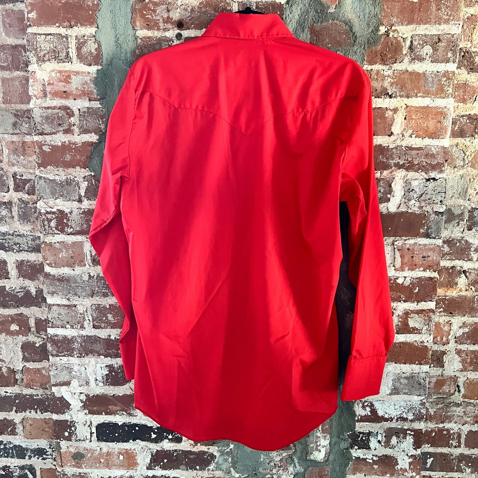 Vintage Dickson Jenkins TX Western Pearl Snap Red Shirt M 21x30 Size US M / EU 48-50 / 2 - 4 Thumbnail
