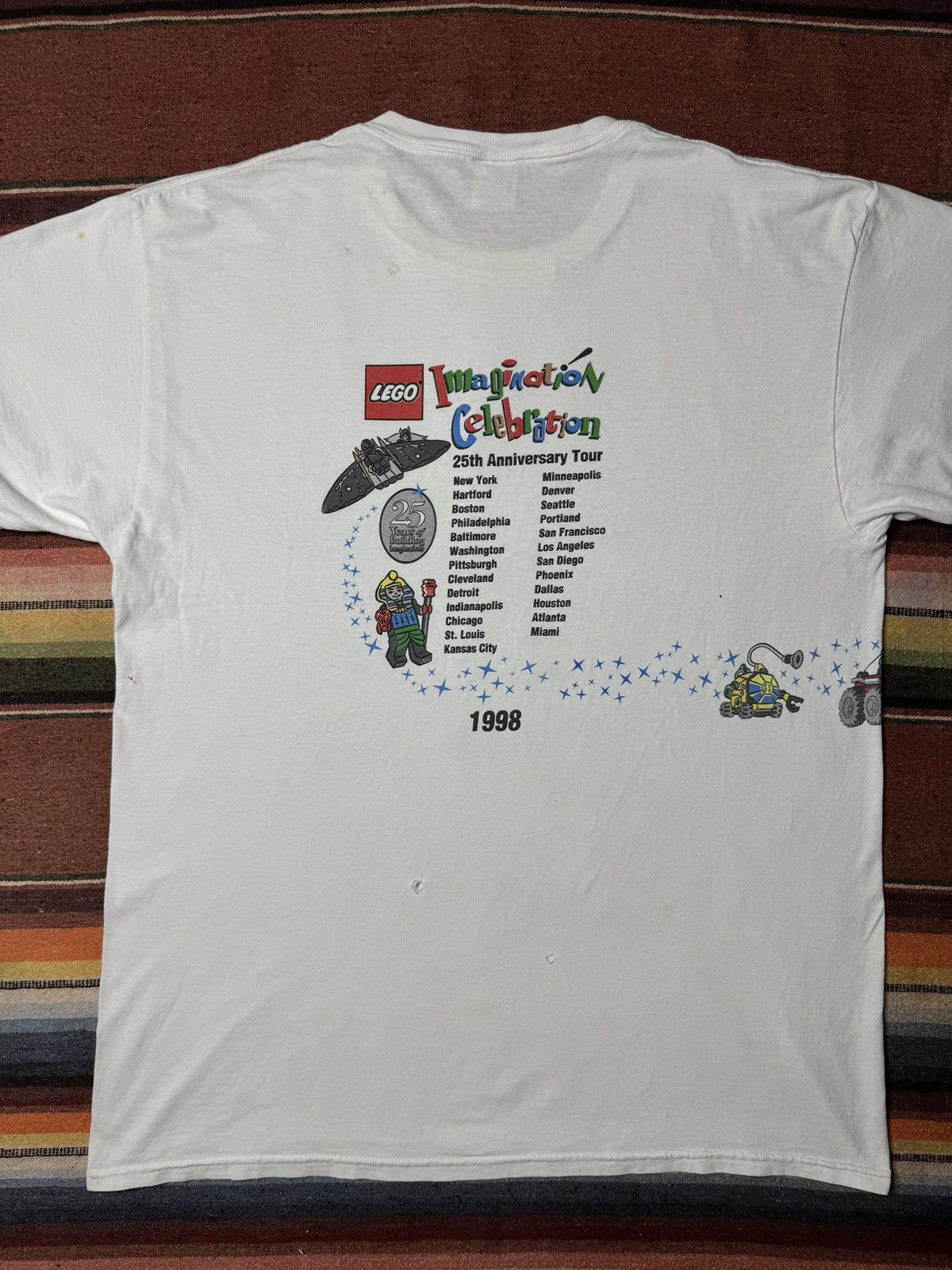 LEGO × Vintage Vintage 1998 Lego Imagination Celebration Tour Tee Shirt Size US XL / EU 56 / 4 - 11 Thumbnail