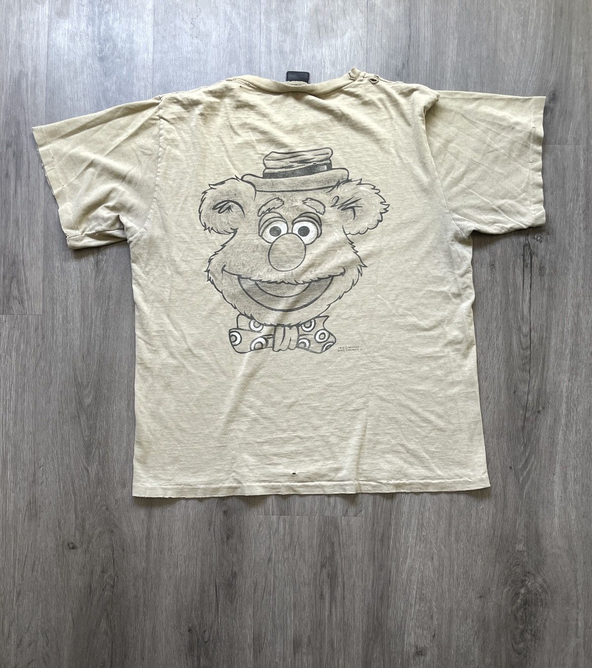 Vintage VTG Changes “Fozzie Bear” Muppets Graphic T-Shirt (Sz. L) Size US L / EU 52-54 / 3 - 1 Thumbnail