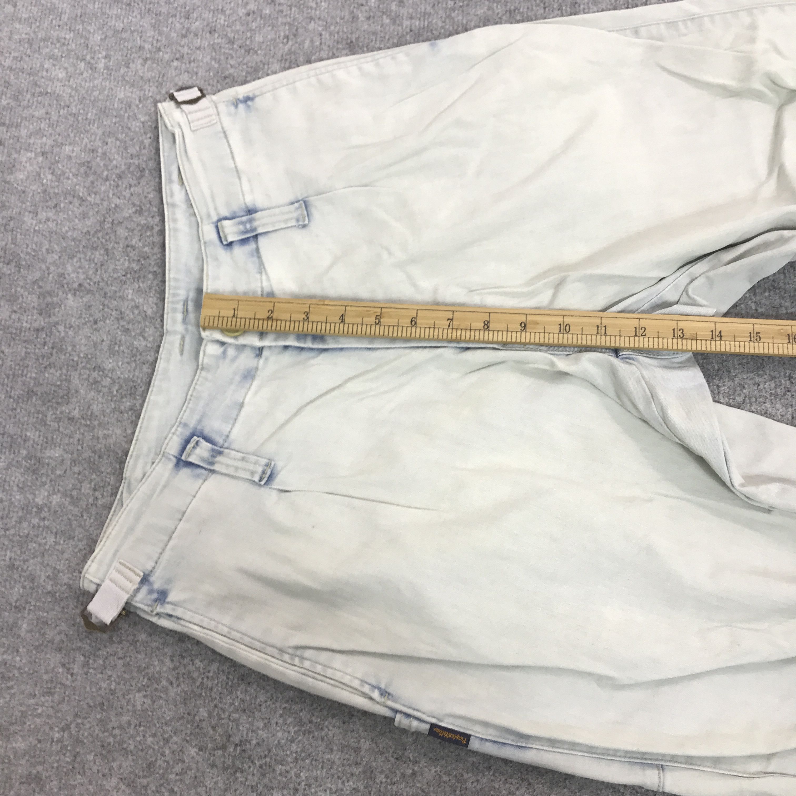 Japanese Brand purple&yellow Japan style baggy Balloon light wash pants Size US 29 - 8 Thumbnail