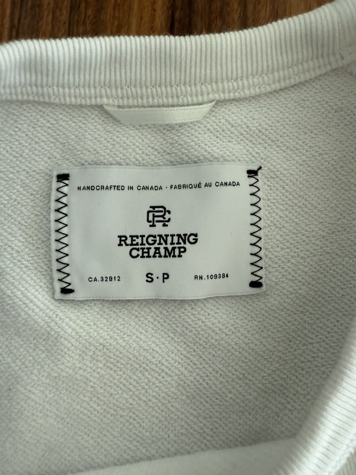Reigning Champ Reigning champ light weight jersey crew small white Size US S / EU 44-46 / 1 - 2 Thumbnail
