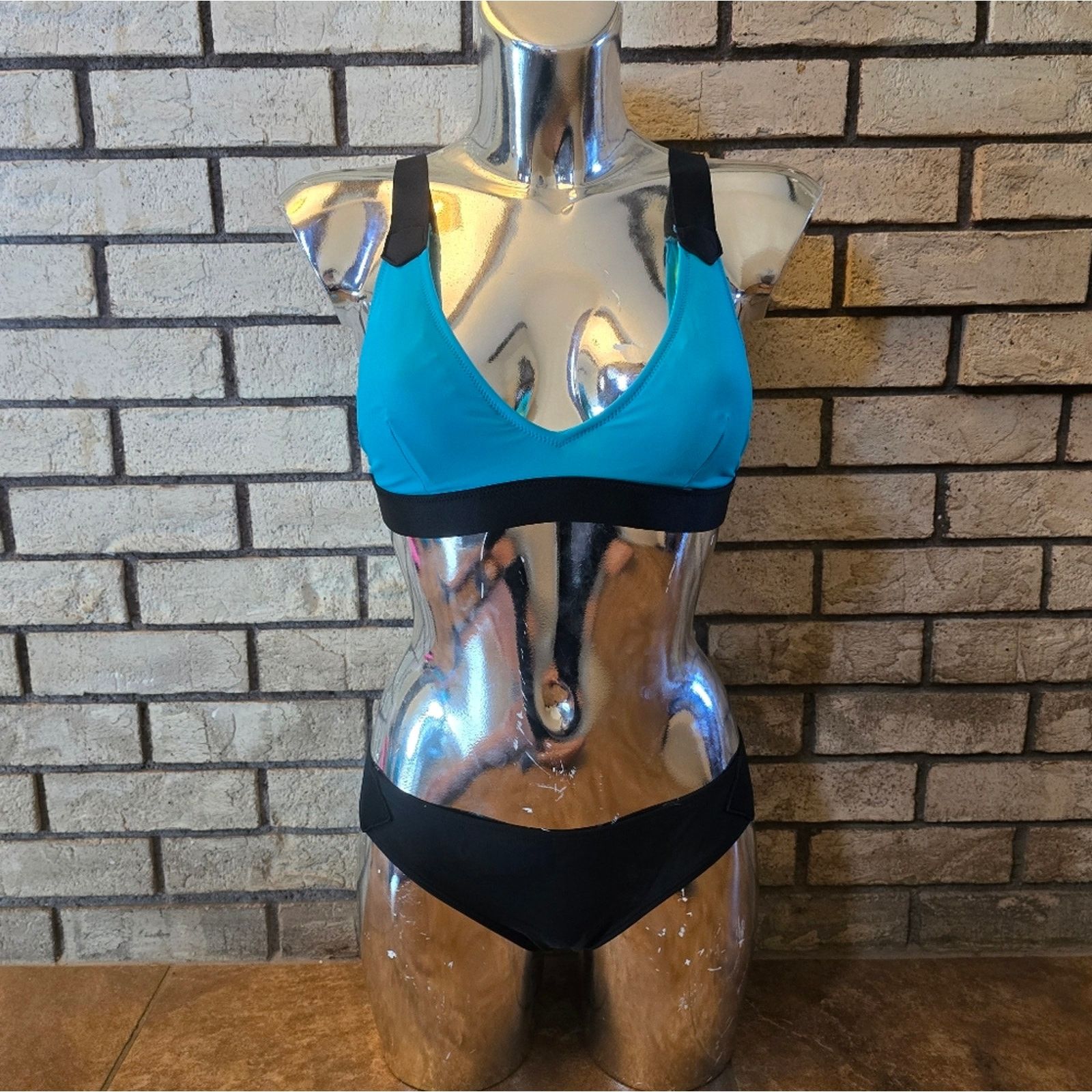Other Teal Black | FYS | Havana Neoprene Bikini Set Size ONE SIZE - 1 Thumbnail
