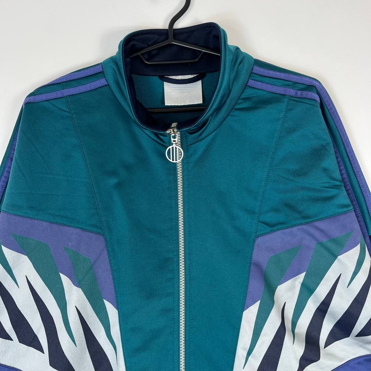 Adidas Adidas Originals Vintage Track Jacket Purple 90s Full Zip L Size US L / EU 52-54 / 3 - 3 Thumbnail