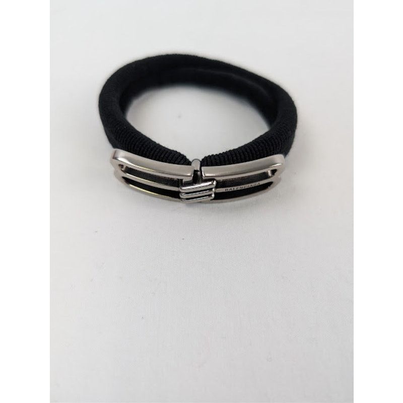 Balenciaga o1rshd1 Q:2 / Size: OS / BB Icon Hair Tie in Black Size ONE SIZE - 10 Thumbnail