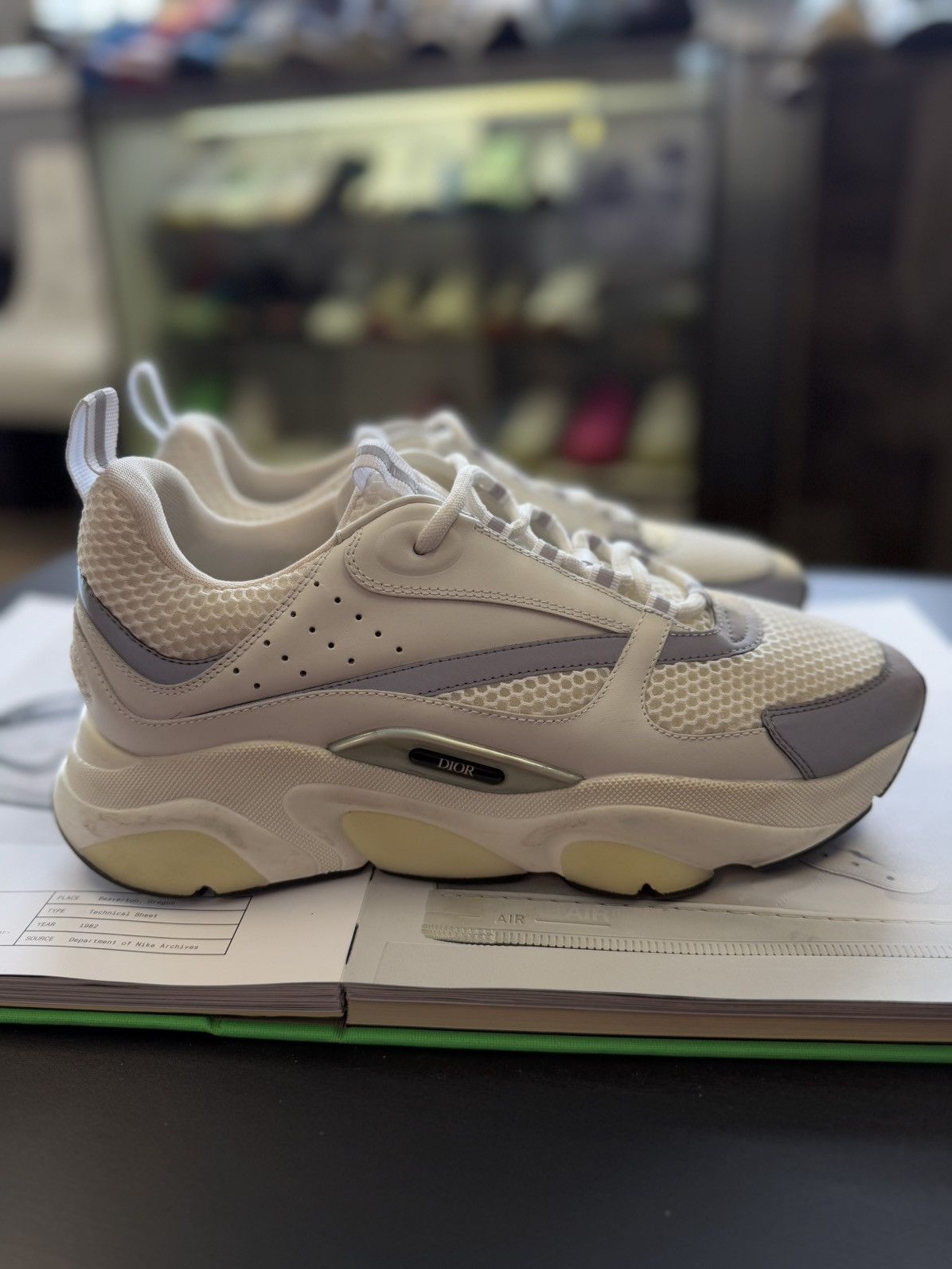 Dior Dior B22 White Sneakers Size 43EU/10US Discontinued Size US 10 / EU 43 - 1 Thumbnail