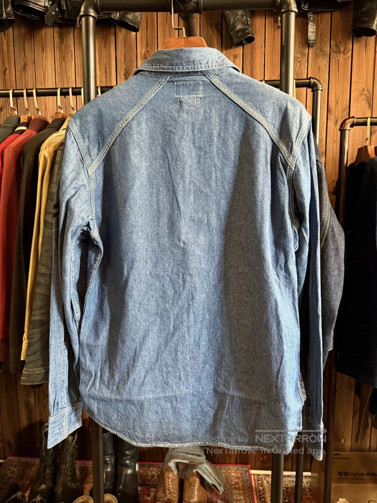 RRL Ralph Lauren RRL Light Blue Denim Shirt. Size US M / EU 48-50 / 2 - 2 Thumbnail