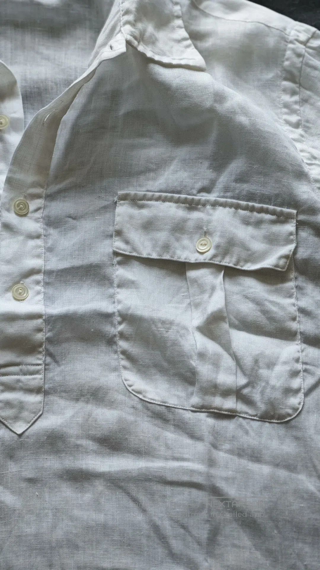 Polo Ralph Lauren Polo Ralph Lauren Vintage Linen Shirt. Size US M / EU 48-50 / 2 - 3 Thumbnail
