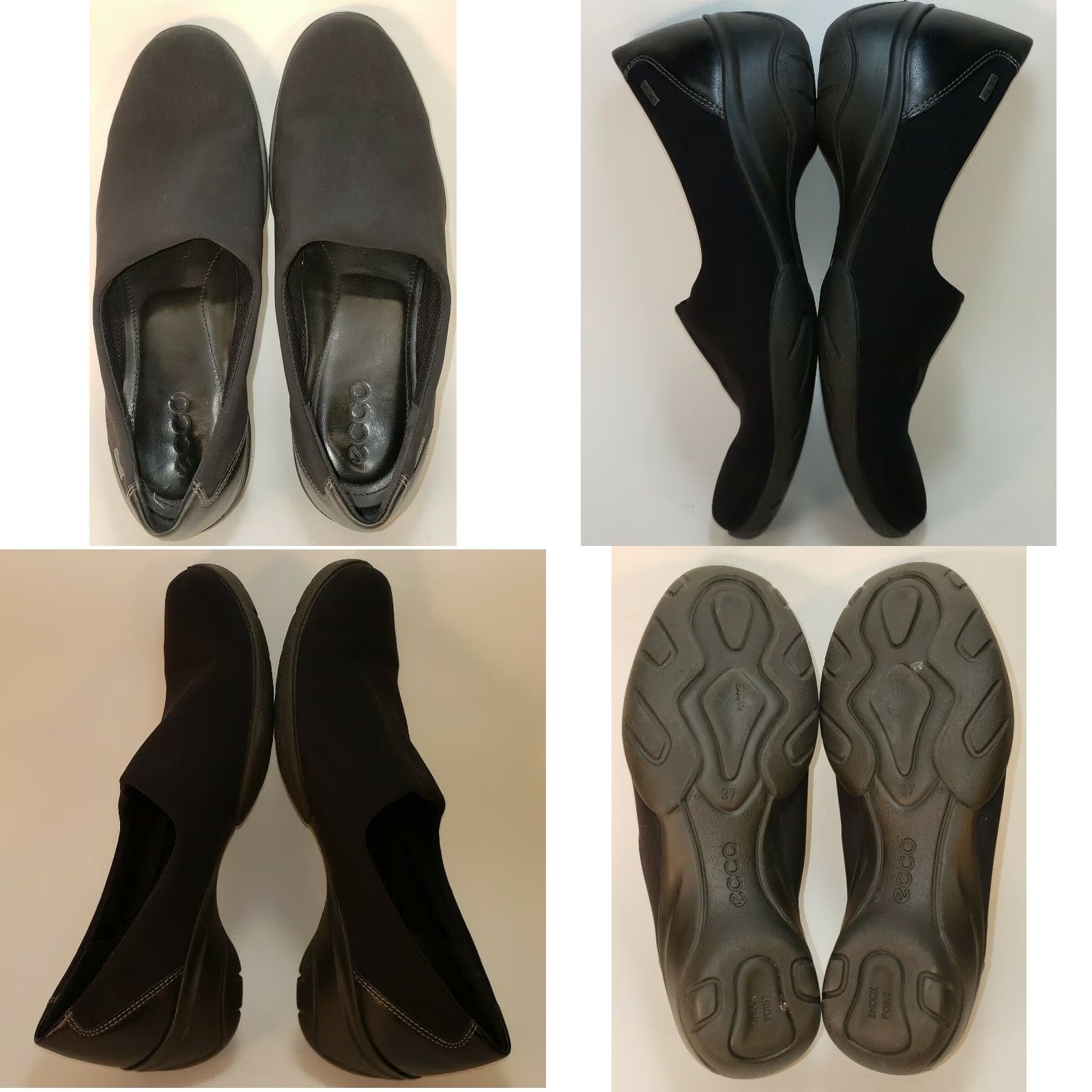 Ecco Ecco Pumps Women's 6.5M Black Neoprene & Leather Gortex Waterproof Pump Size ONE SIZE - 8 Thumbnail