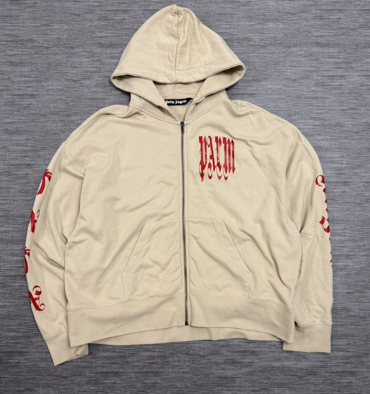 Palm Angels Palm Angels Hoodie Gothic Logo Size US XL / EU 56 / 4 - 1 Thumbnail