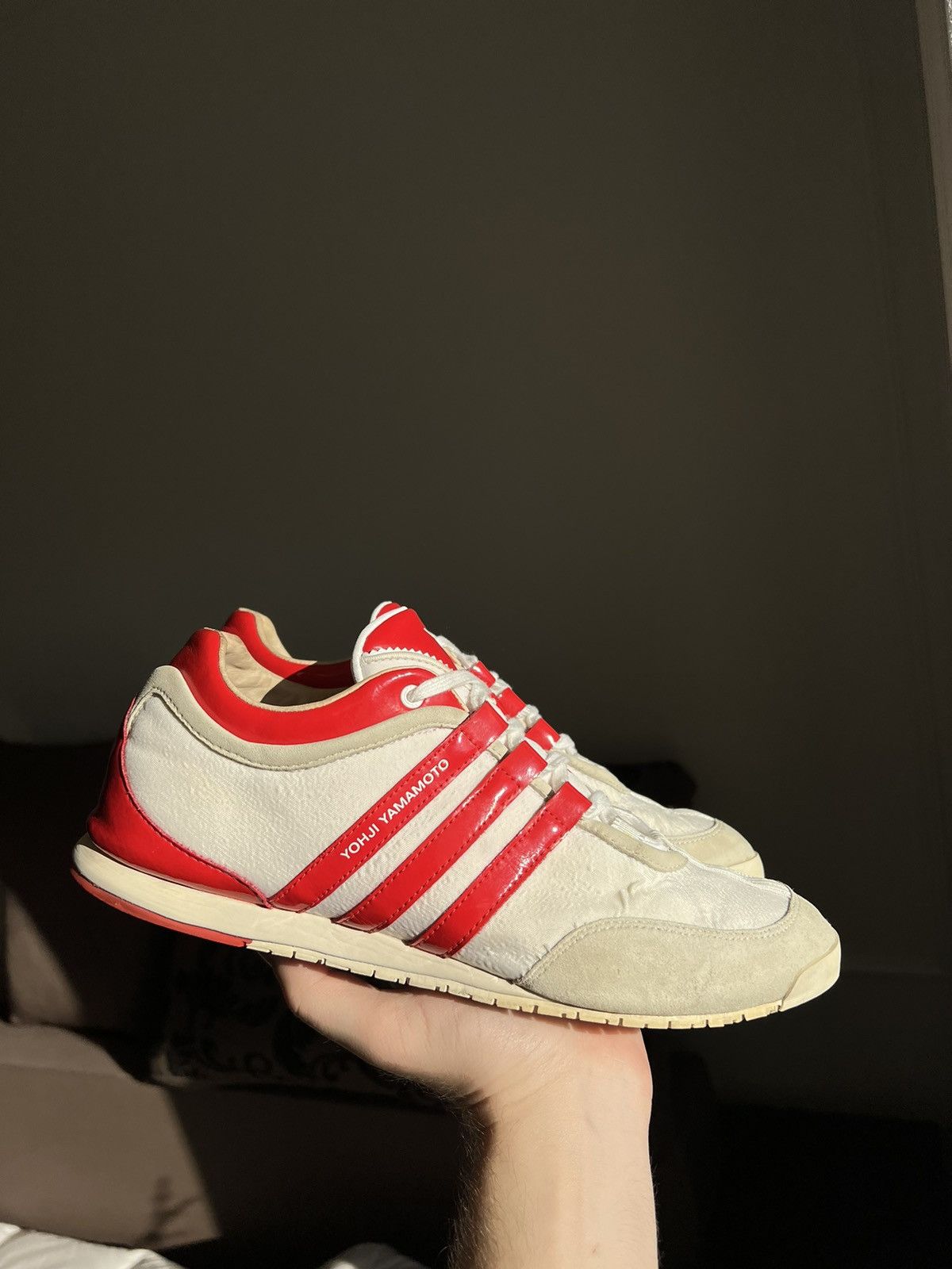靴 00s vintage Y-3 adidas boxing shoes Ultra Rare Vintage Adidas Boxing Motorcycle Trainers