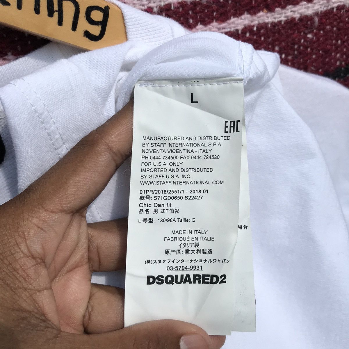 Dsquared2 Dsquared2 Hawaii Pocket Tee Vintage Dsquared2 Italy Size US M / EU 48-50 / 2 - 12 Thumbnail
