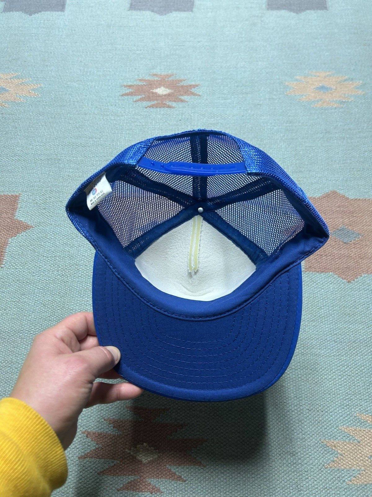 Vintage Vtg trucker hat Schlumberger industries Neptune water SLC Size ONE SIZE - 5 Thumbnail