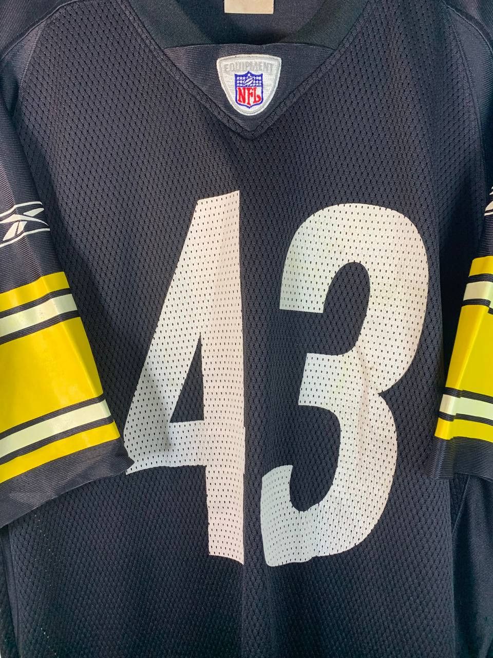 NFL × Reebok × Vintage Vintage NFL Equipment Reebok Polamalu #43 Football Jersey Size US L / EU 52-54 / 3 - 2 Thumbnail