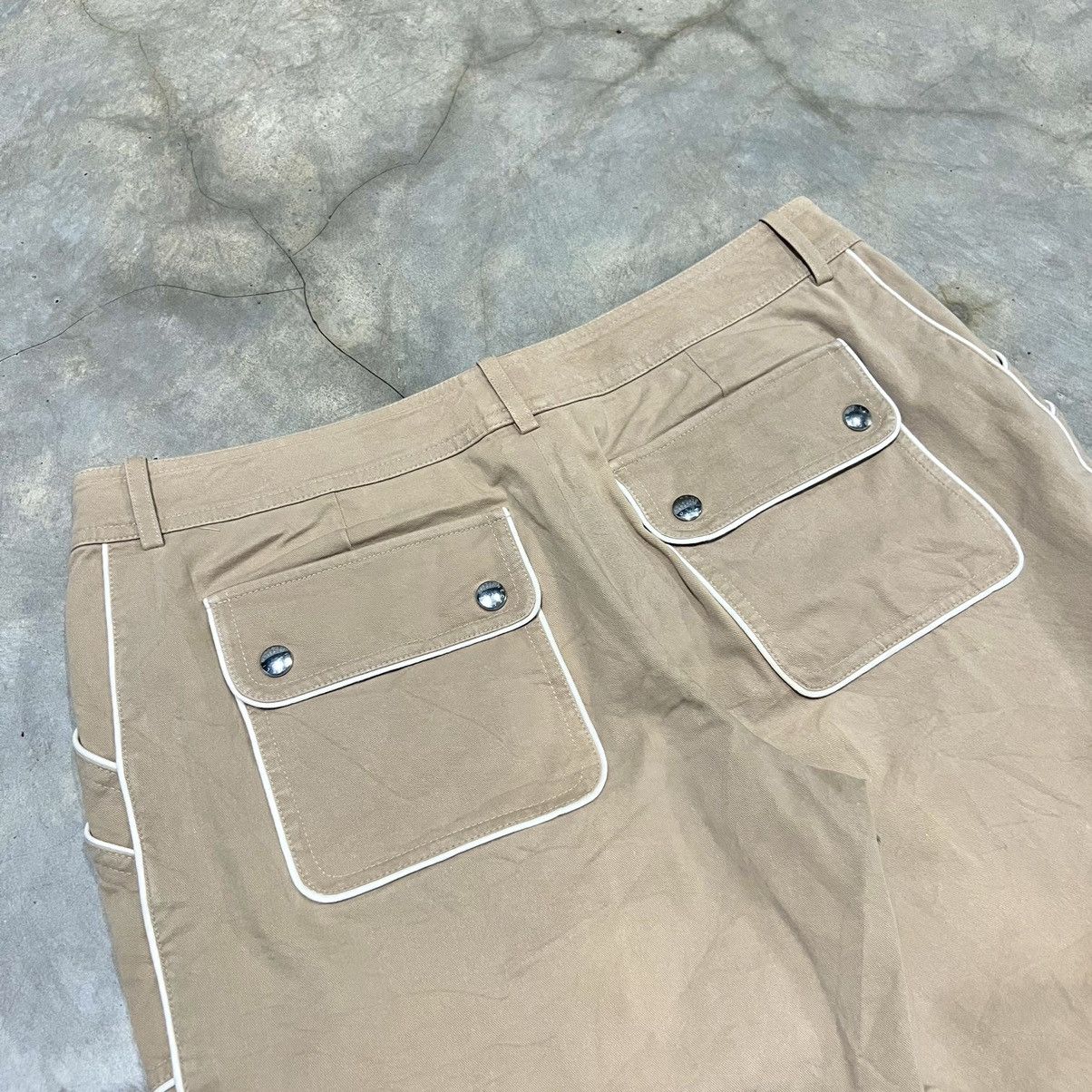 Celine Celine Fatigue Bottom Leg Zip Pants Size US 33 - 4 Thumbnail