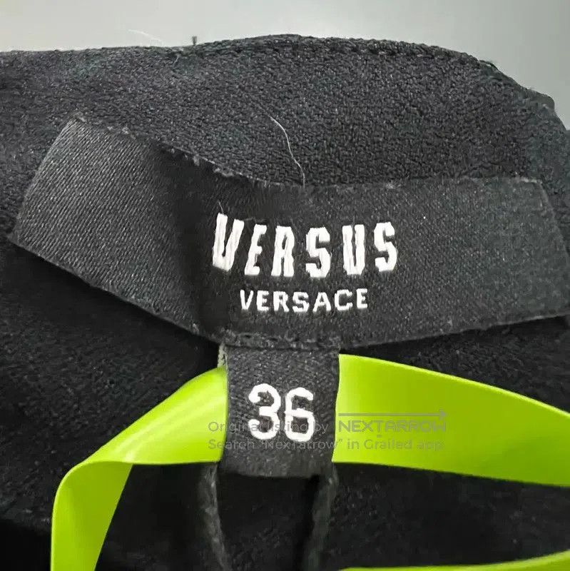 Versace Versace Summer Black Cotton Short Dress . Size XXS / US 00 / IT 34 - 4 Thumbnail