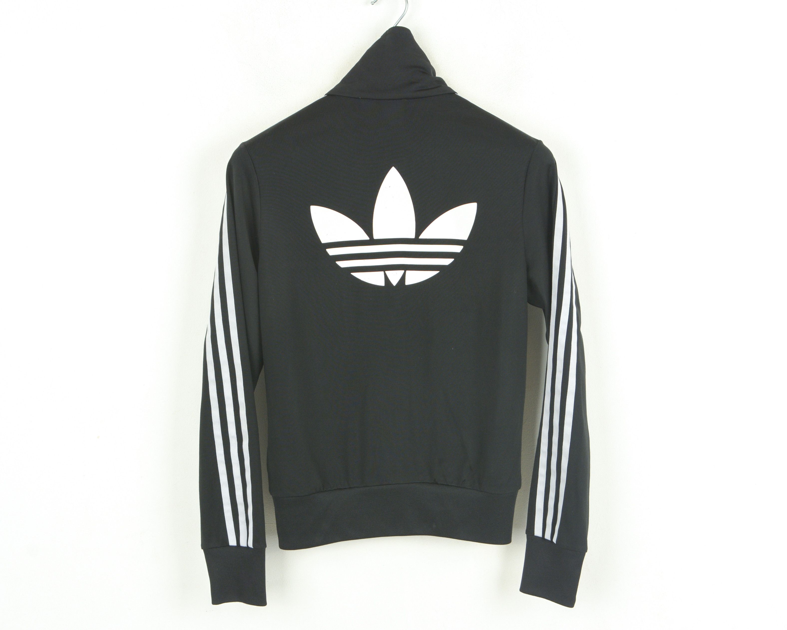 Adidas UK 8 Womens S Tracksuit Jacket Sweatshirt US 4 Sport Black Size S / US 4 / IT 40 - 5 Thumbnail