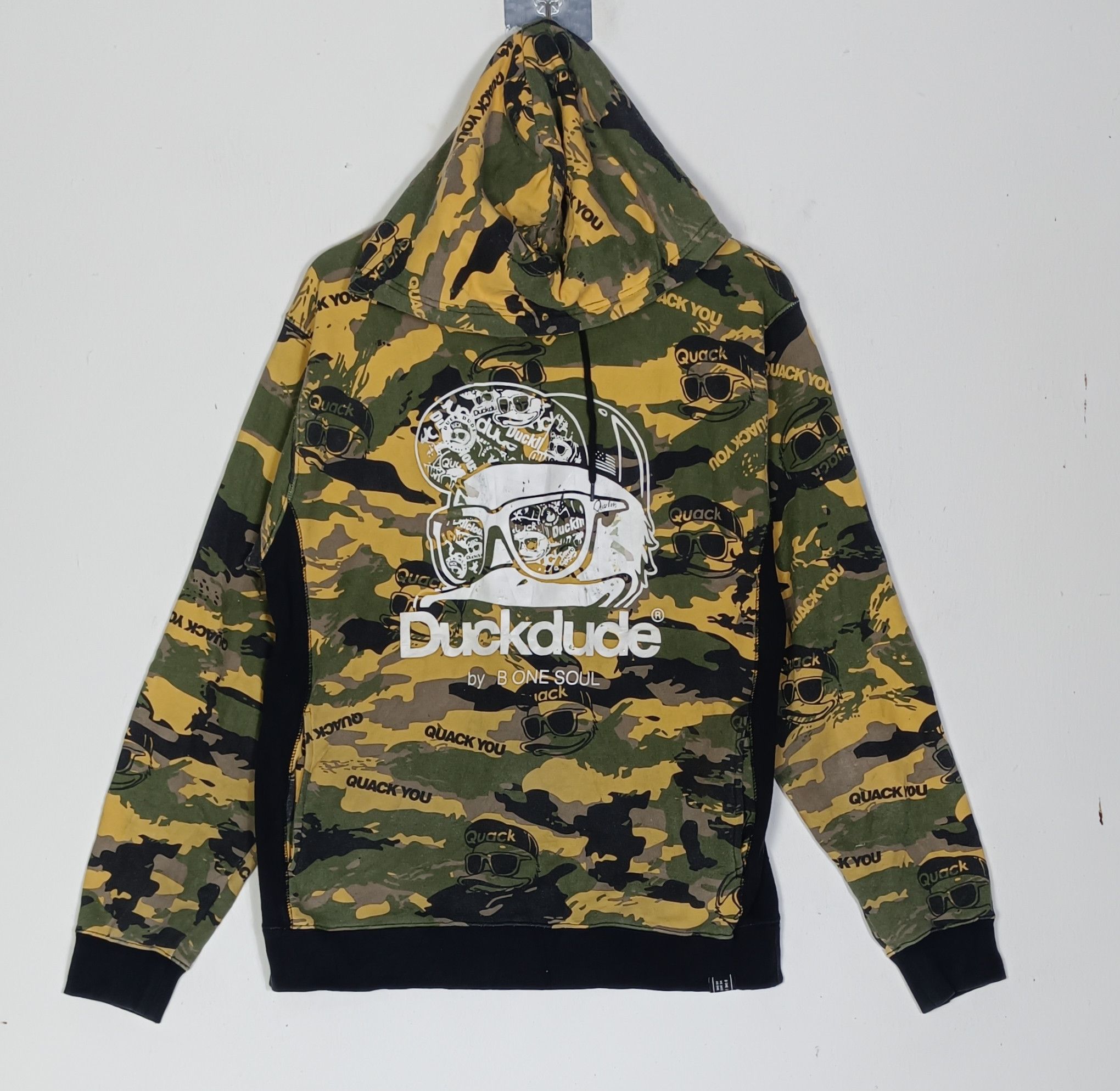 Japanese Brand Duck Dude B One Soul Camo Hoodie Size US L / EU 52-54 / 3 - 1 Thumbnail