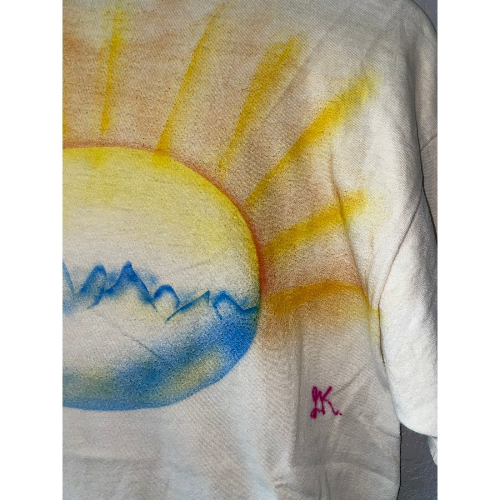 Vintage Vintage Sunshine Mountain Shirt The Treasury Art Tee 70s XL Size US XL / EU 56 / 4 - 7 Thumbnail