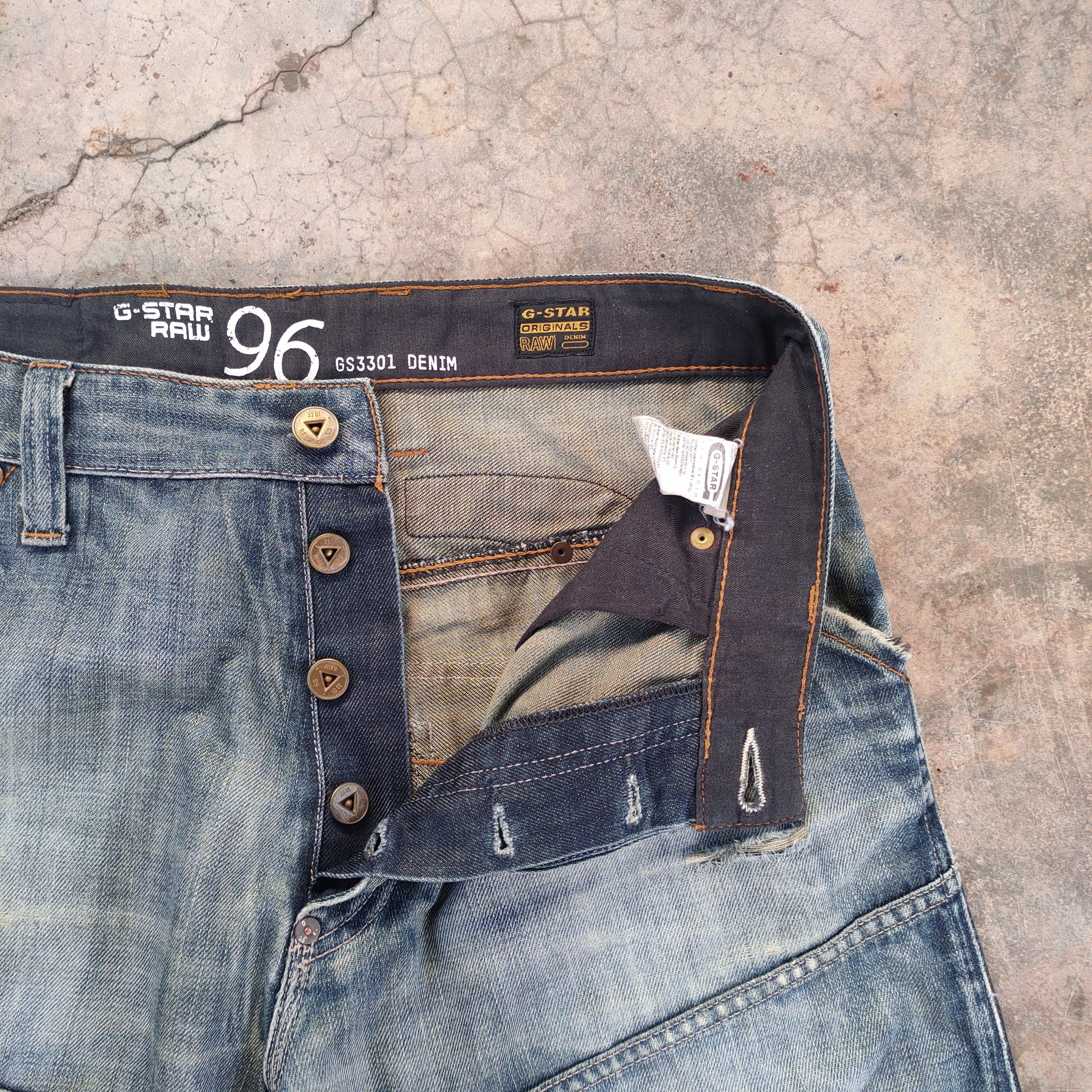 Japanese Brand JAPANESE VINTAGE DOUBLE KNEE DISTRESSED DENIM JEAN PANTS Size US 34 / EU 50 - 6 Thumbnail