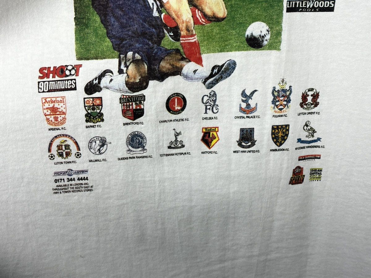 Fruit Of The Loom × Vintage Screen Stars Vintage Soccer Print Wembley Arena 1995 Shirt Size US L / EU 52-54 / 3 - 4 Thumbnail