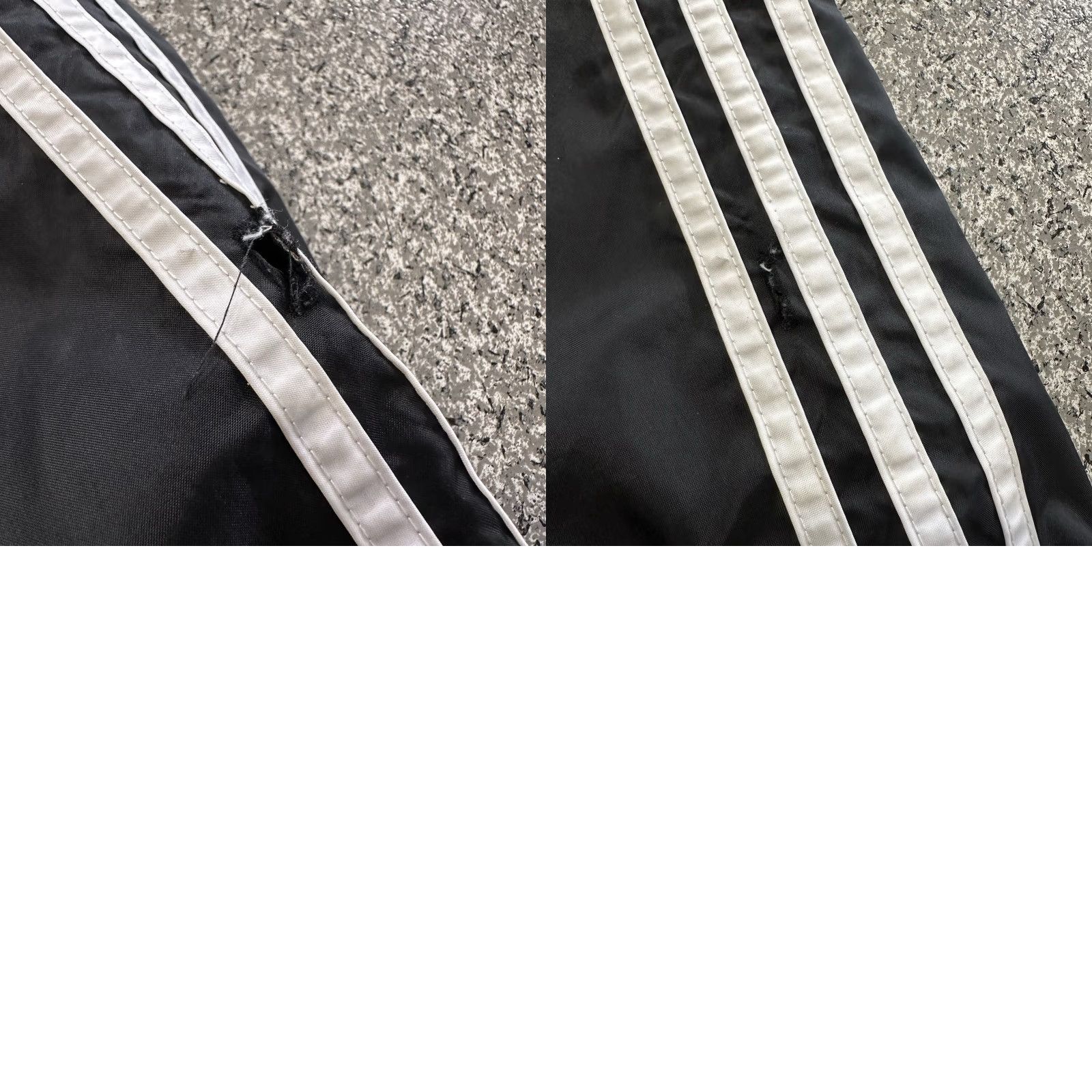 Adidas VINTAGE adidas Windbreaker Jacket Mens L Black Hooded Y2K 3 Stripes Full Zip Windbreaker Jacket Size US L / EU 52-54 / 3 - 8 Thumbnail