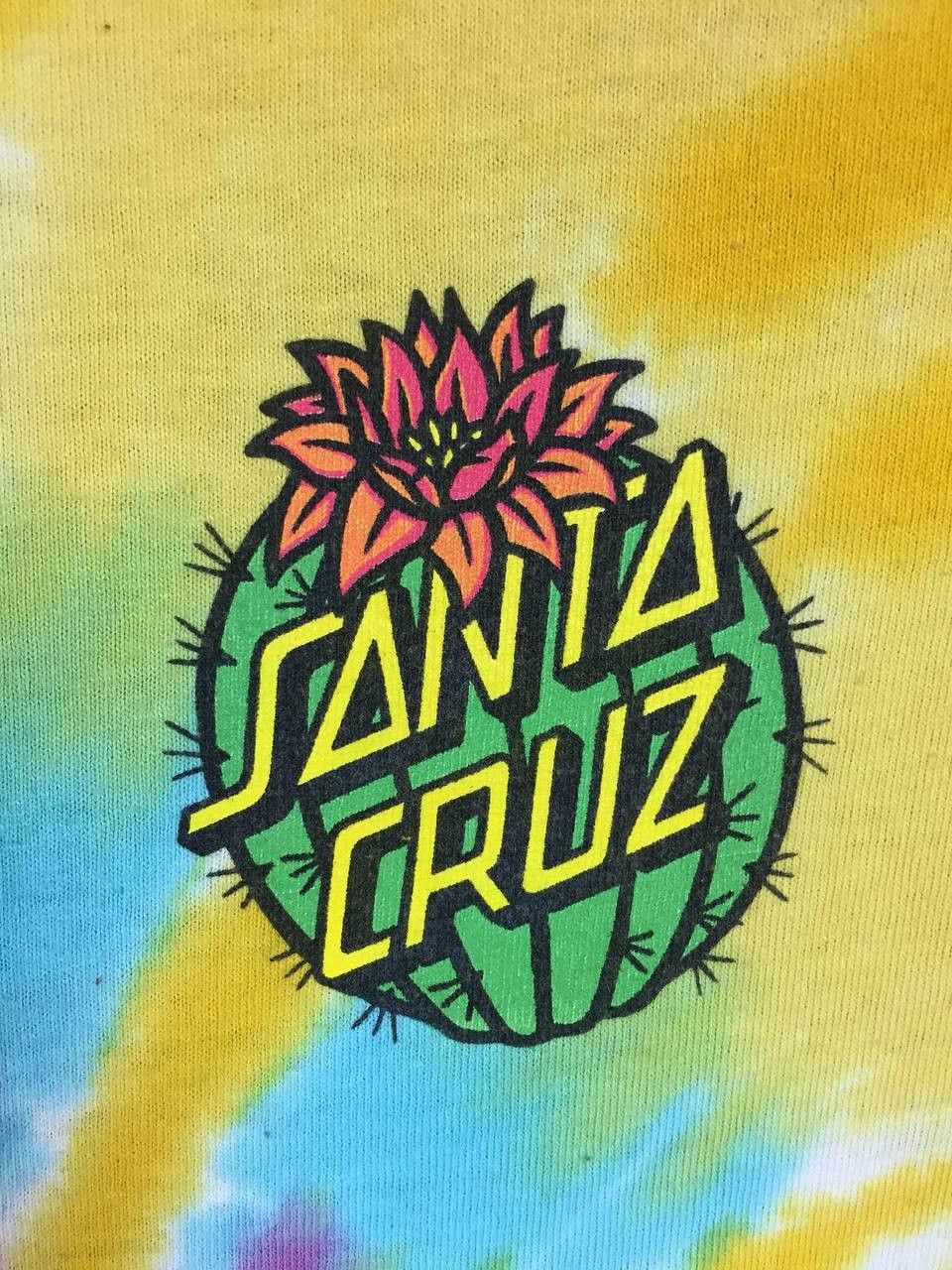 Santa Cruz Skateboards Santa Cruz NHS Skateboards Cactus Dot Logo Tie-Dye Tee Size US S / EU 44-46 / 1 - 8 Thumbnail