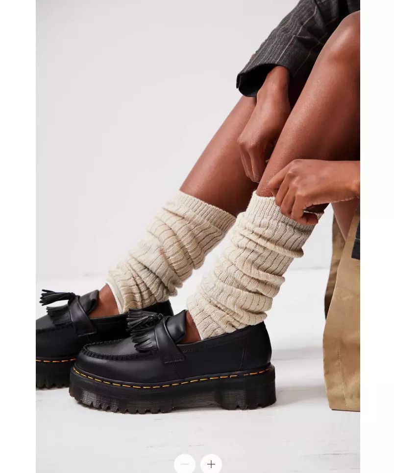 Dr. Martens DR. MARTENS ADRIAN QUAD LEATHER PLATFORM TASSLE LOAFERS Size US 10 / EU 43 - 8 Thumbnail