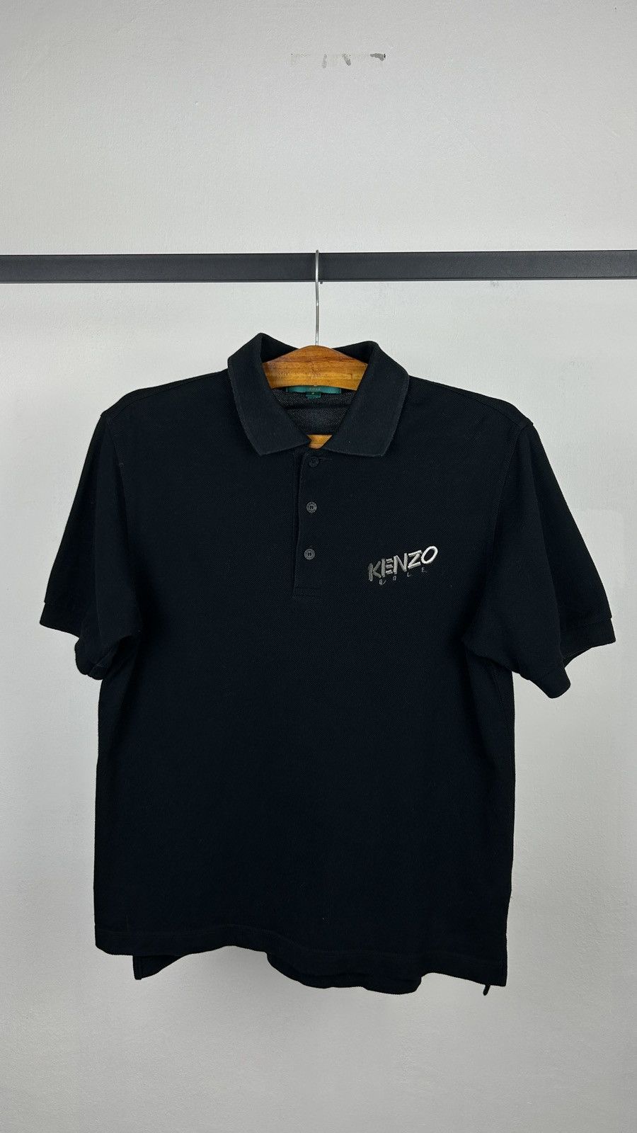 Kenzo × Vintage 1990s Kenzo Golf Black Polo Size US M / EU 48-50 / 2 - 6 Thumbnail