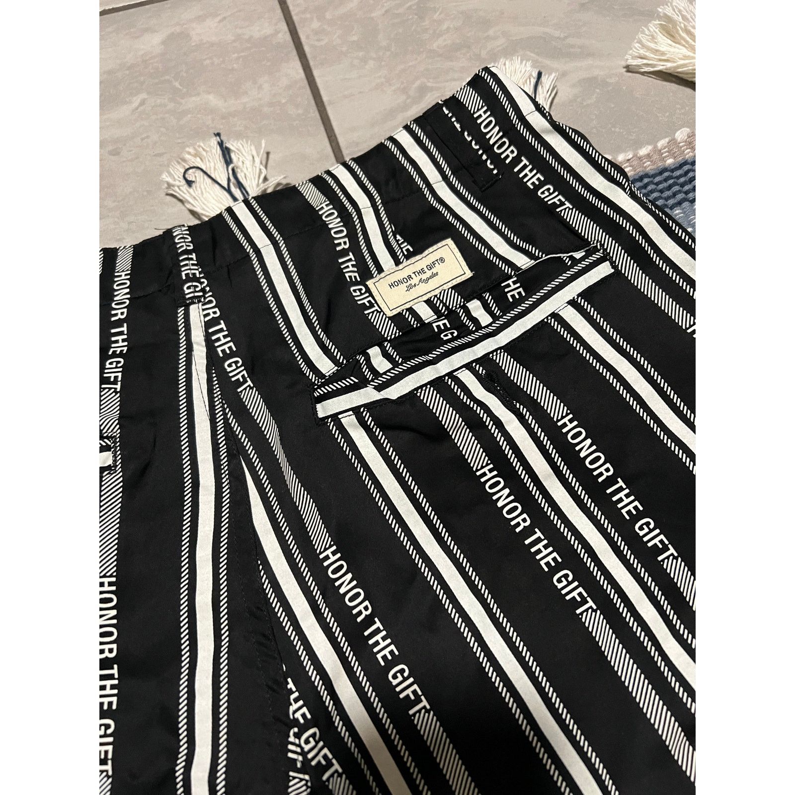 Honor the Gift Honor The Gift Honor Stripe Pant - Black 28 Size US 32 / EU 48 - 3 Thumbnail