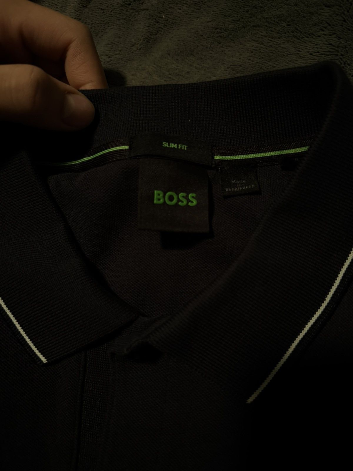 Hugo Boss Navy blue Hugo Bosss polo Size US M / EU 48-50 / 2 - 2 Thumbnail