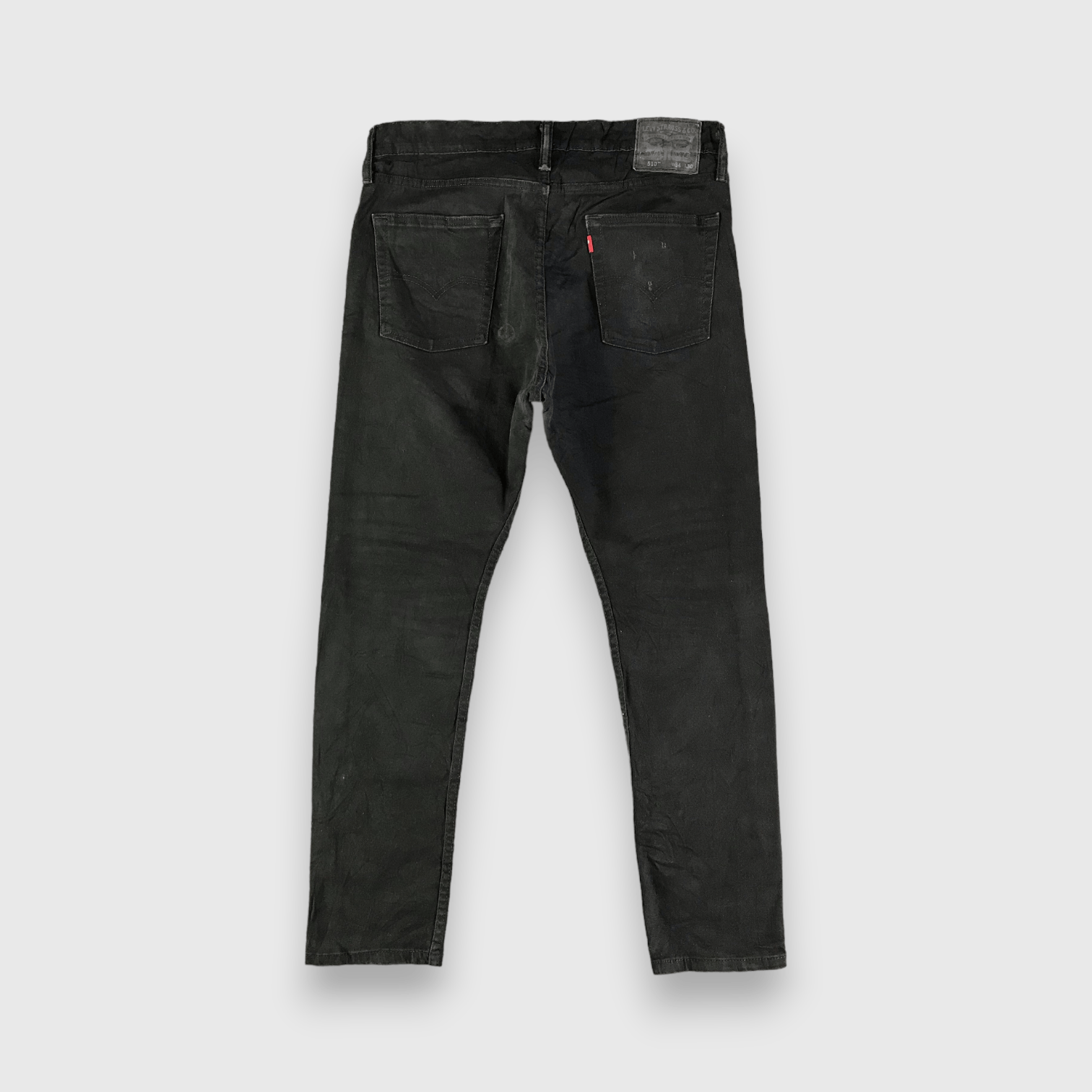 Levi's Vintage Faded Black Levis 510 Jeans-J3043 Size US 35 - 2 Thumbnail