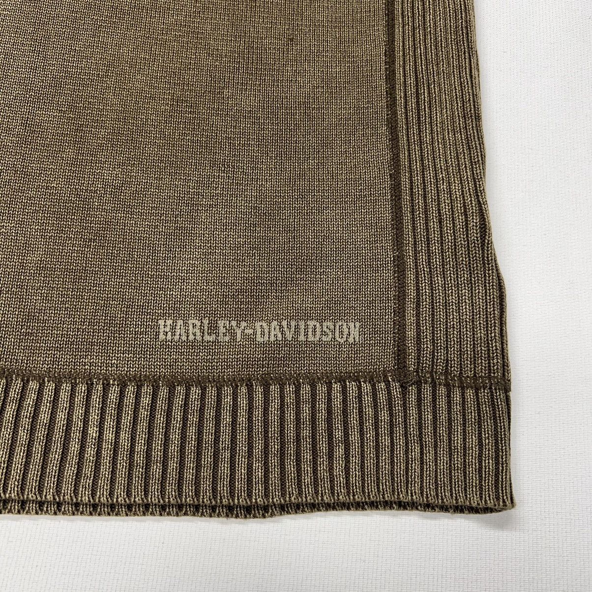 Harley Davidson Harley Davidson Sweater Brown Knit Crewneck Over Dye Vintage Size US XL / EU 56 / 4 - 3 Thumbnail