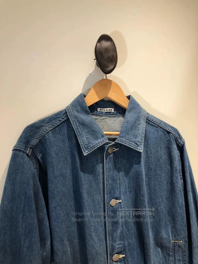Auralee Auralee Denim Jacket Light Blue Size S. Size US S / EU 44-46 / 1 - 3 Thumbnail