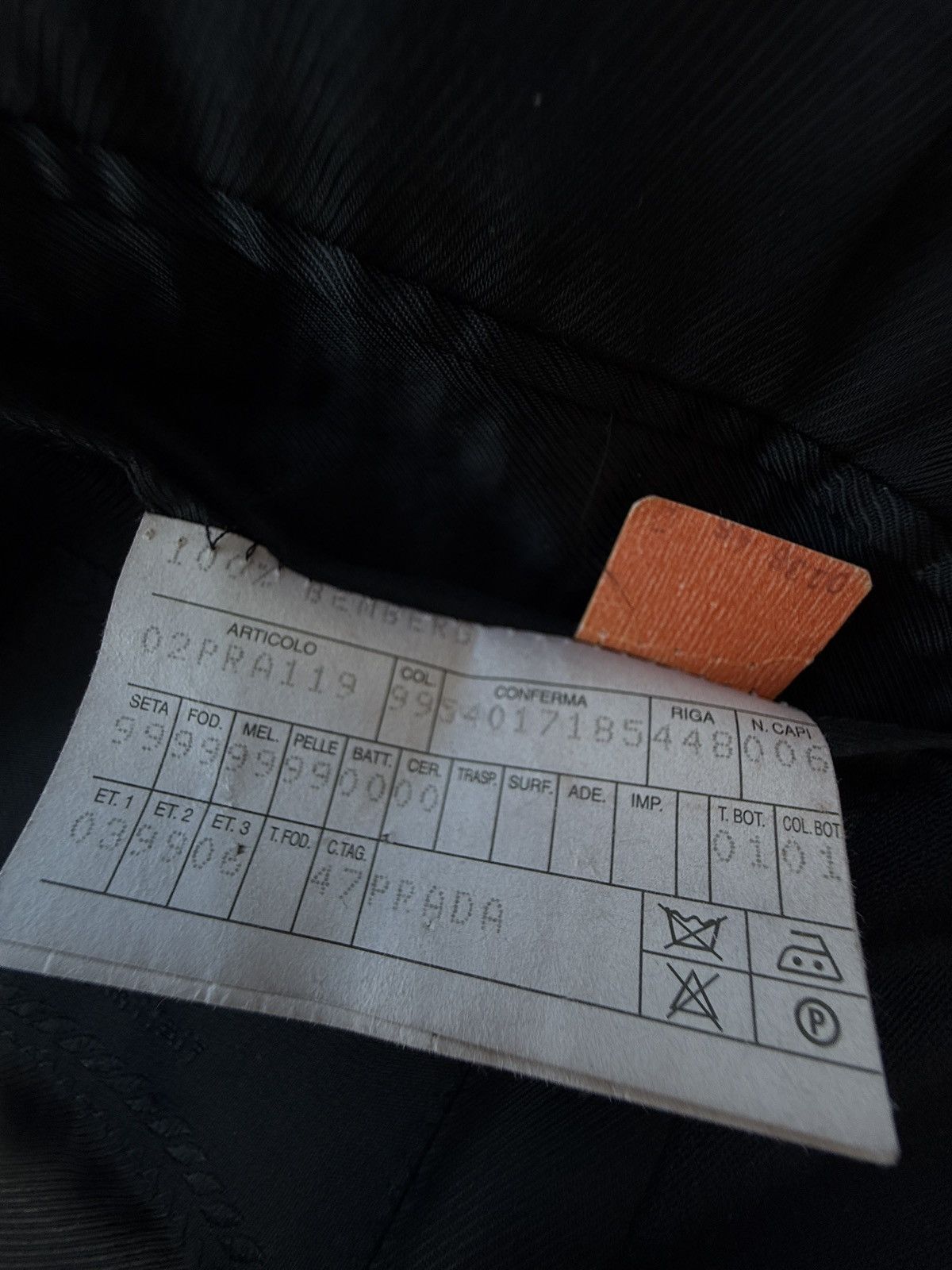 Prada Slim Fit Black Blazer Sport Jacket –Nylon Cotton Mix Size 36R - 15 Thumbnail