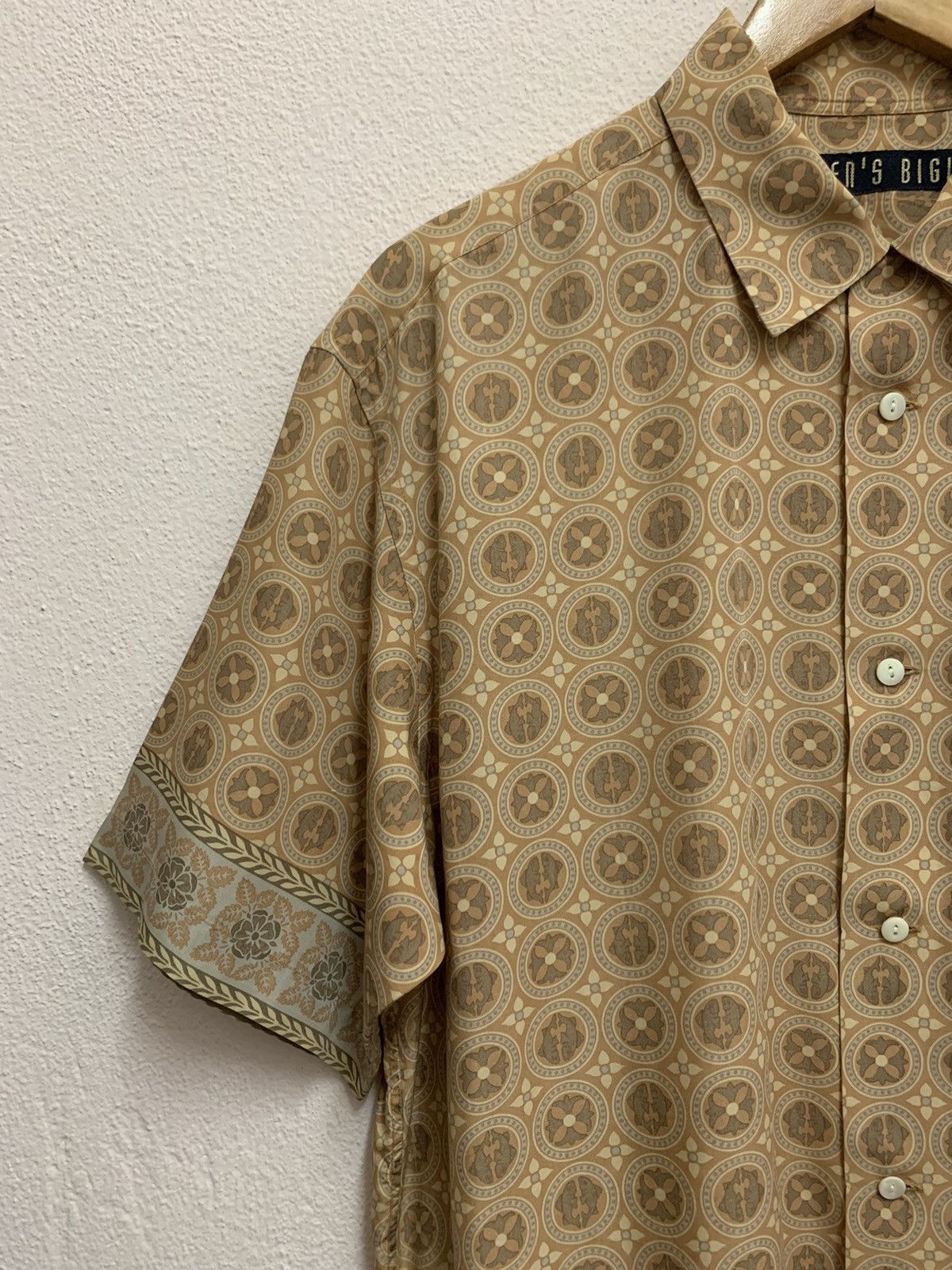 BIGI MEN’S BIGI Floral Short Sleeved Button Up Shirt Size US M / EU 48-50 / 2 - 3 Thumbnail