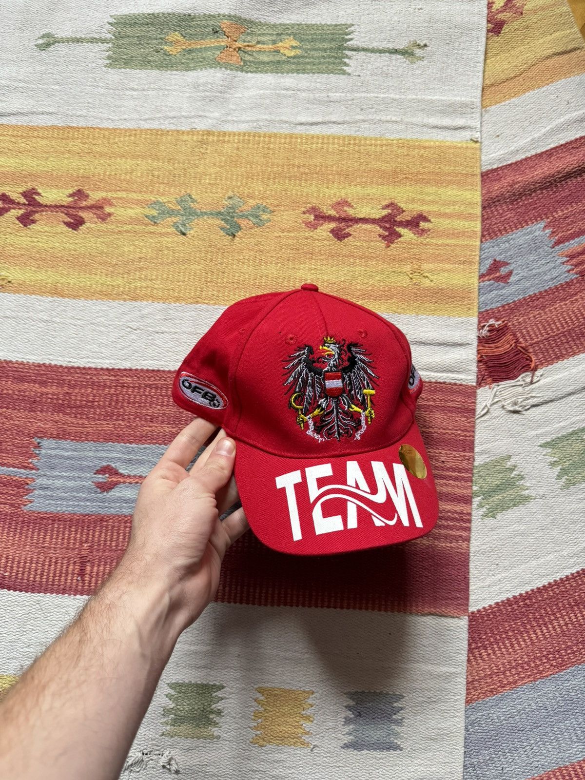 Formula 1 OFB By Mitraco Austria Team y2k Racing Red Hat Size ONE SIZE - 1 Thumbnail