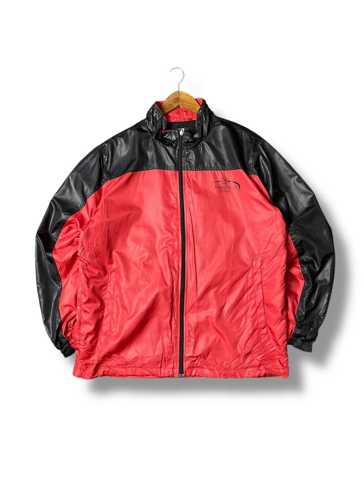 PGA Tour × Vintage PGA Tour Brand Colourblock Windbreaker (58) Size US L / EU 52-54 / 3 - 1 Thumbnail