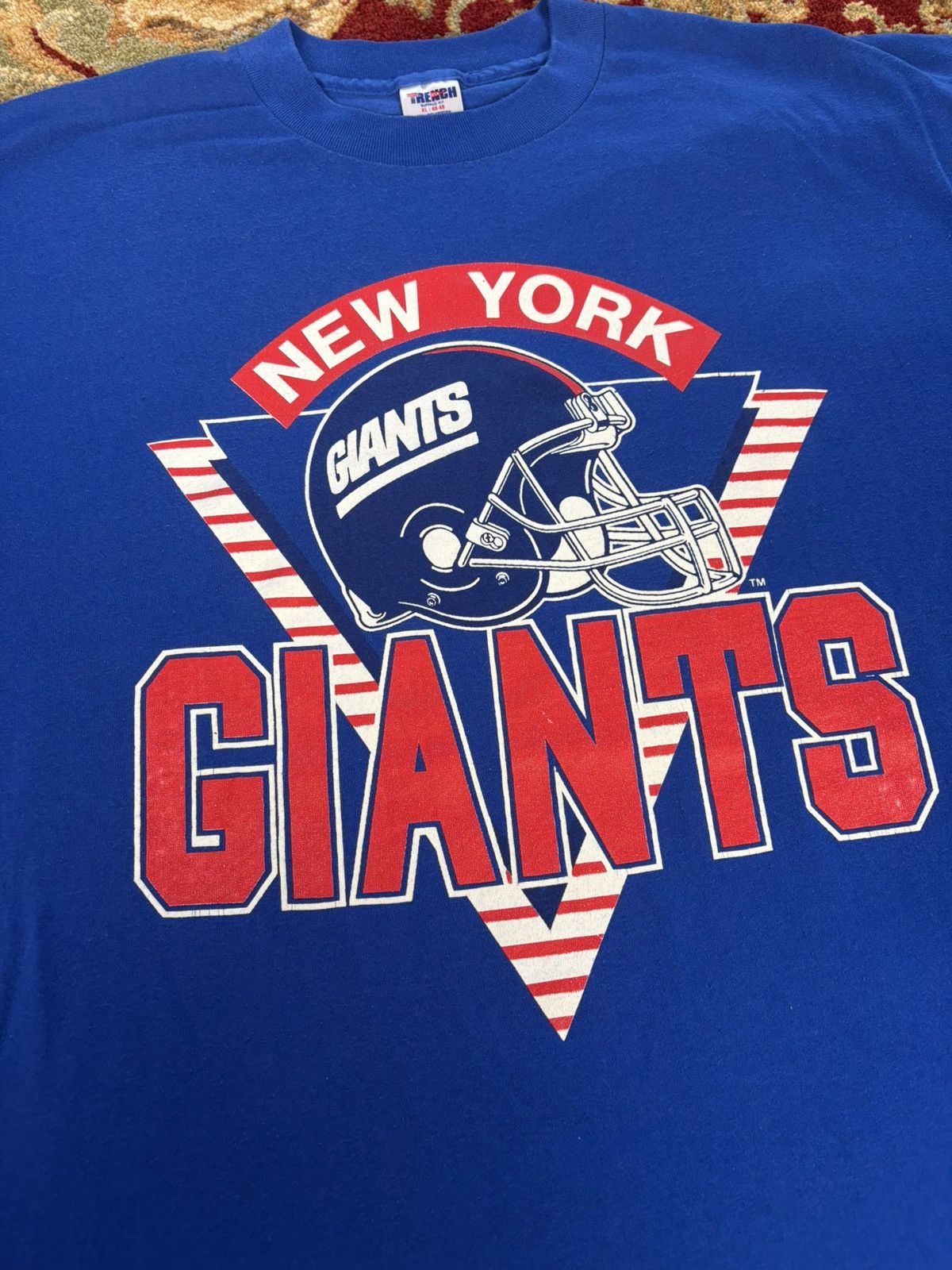 NFL × Vintage Vintage New York Giants 1991 tshirt Size US XL / EU 56 / 4 - 2 Thumbnail