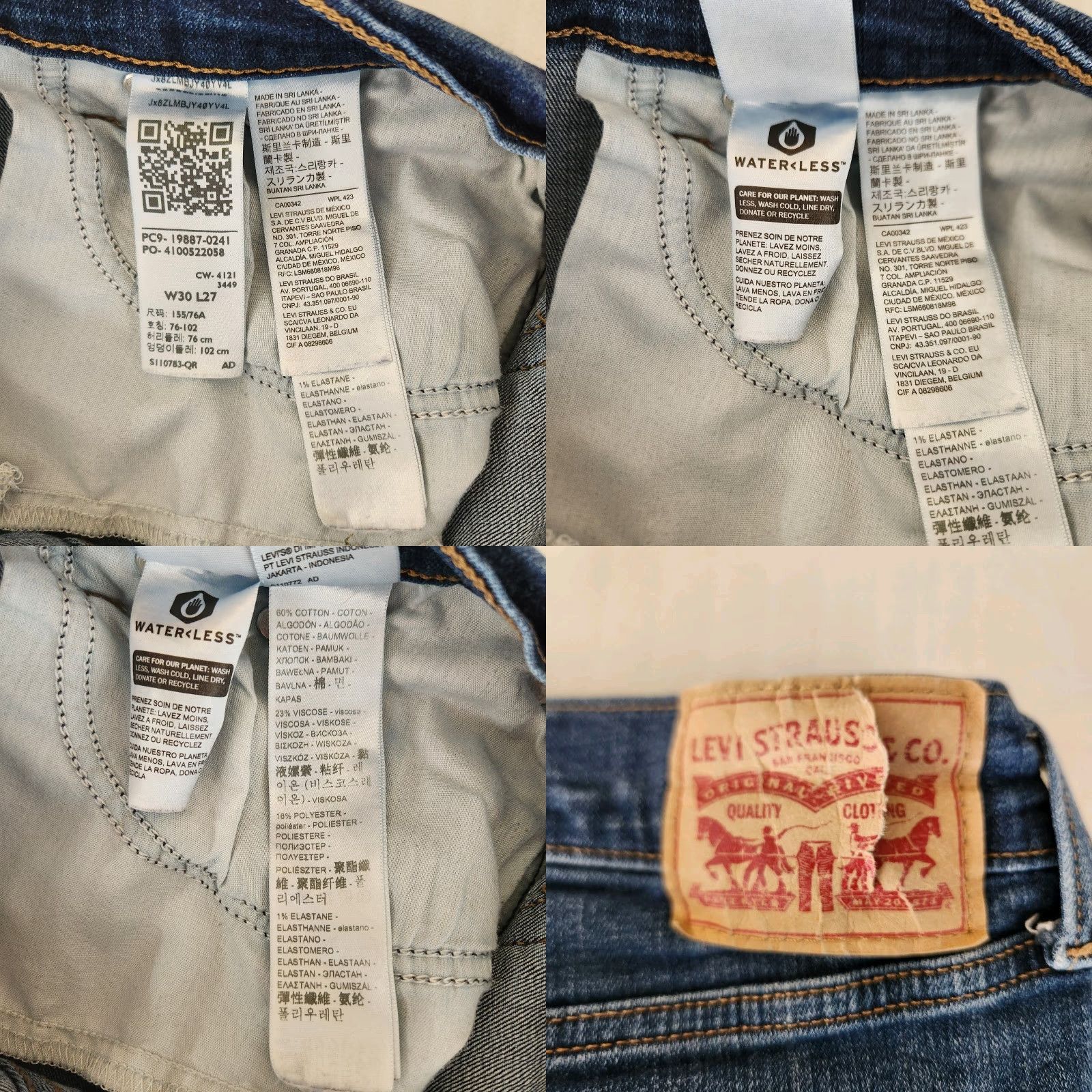 Levi's VINTAGE not applicable. Final: Levi's Jeans Womens Medium Wash Distressed Mid Rise Boyfriend Jeans-Size 30 Size 30" / US 8 / IT 44 - 8 Thumbnail