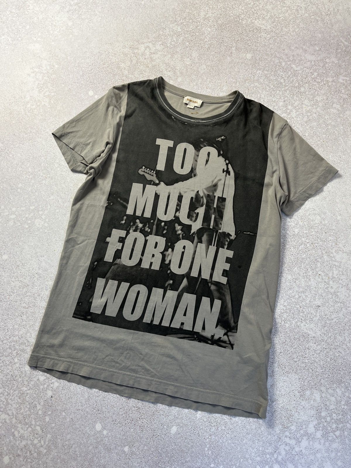 Diesel DIE FOR TOO MUCH FOR ONE WOMEN OVER YOU Diesel Tee Size US XL / EU 56 / 4 - 1 Thumbnail