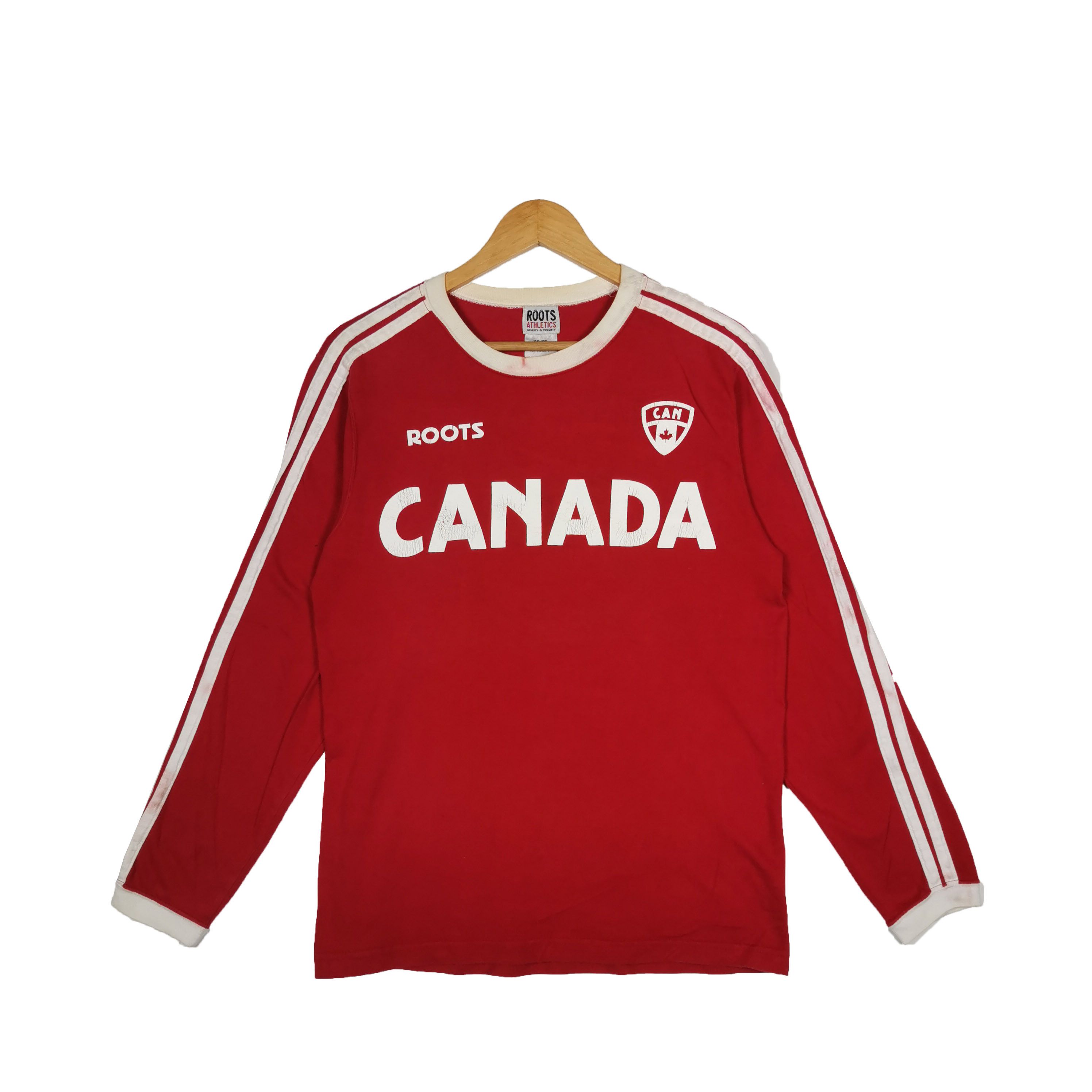 Vintage Roots Canada T-shirt Crewneck Long Sleeve Tees