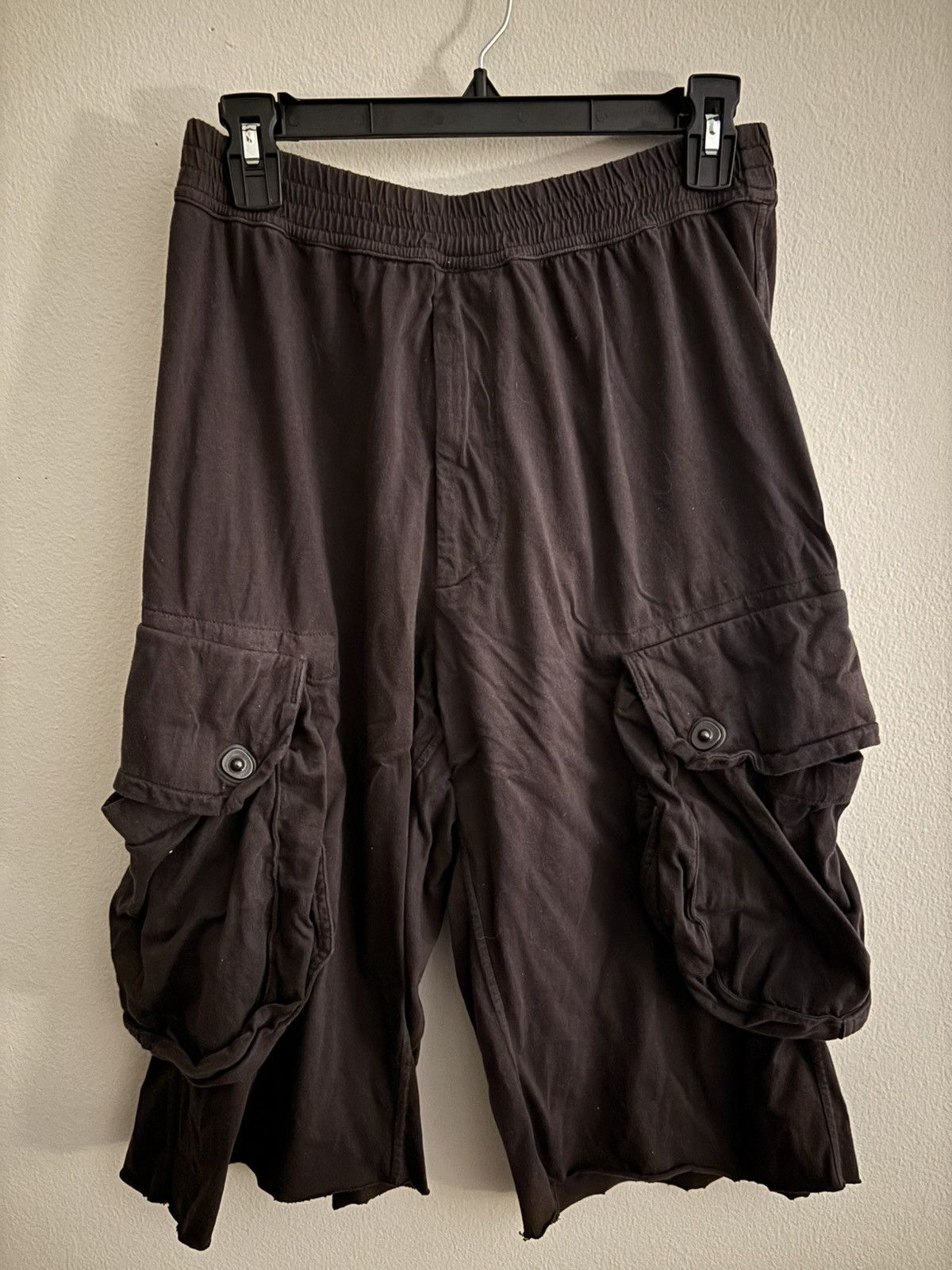 Julius SS08 Cutoff Gas Mask Cargo Sweatpants